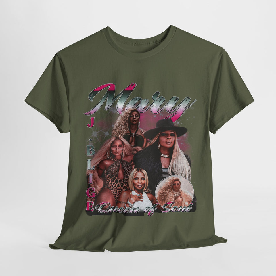 Mary J.Blige Unisex Heavy Cotton Tee