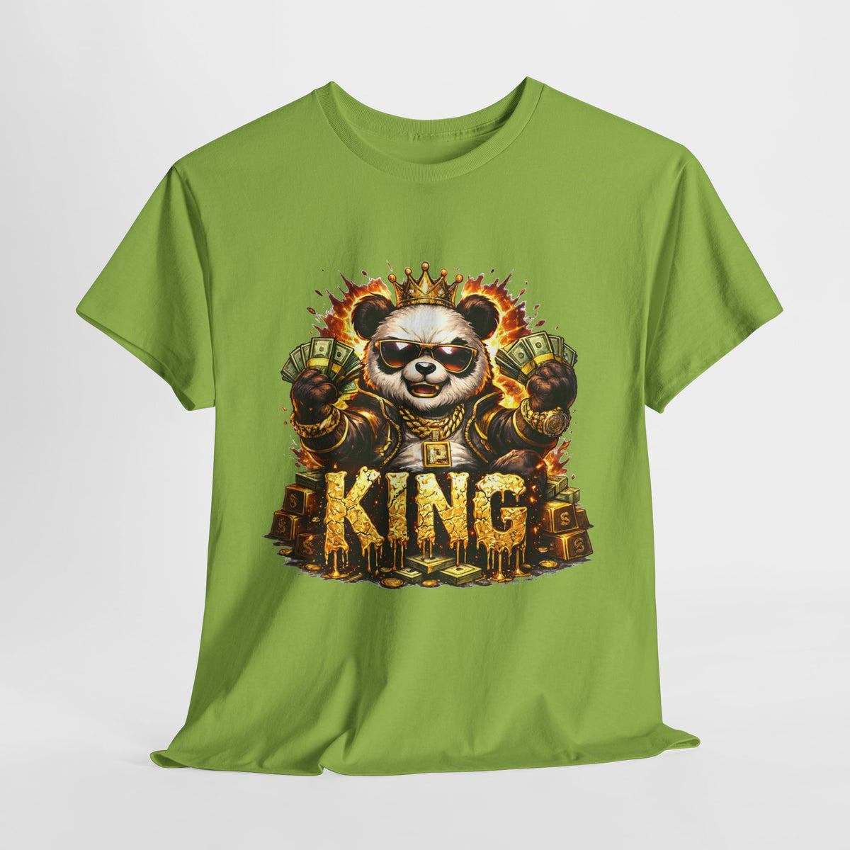 King Panda T-Shirt – Graphic Royalty Panda Tee - 312tshirts 2
