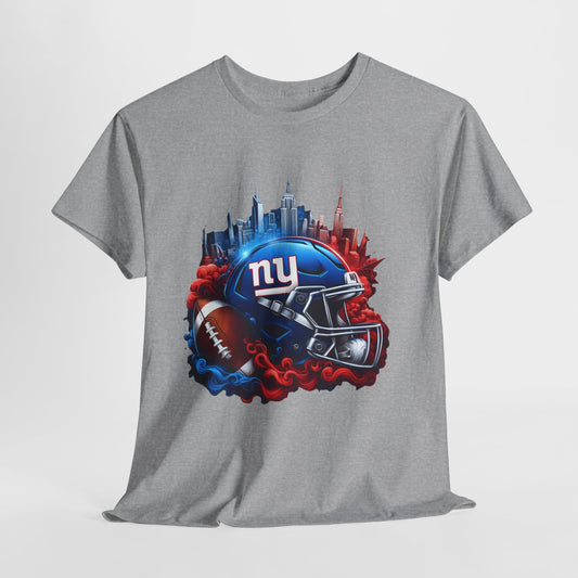 Sports Giants Football Helmet #1 Unisex Heavy Cotton Tee