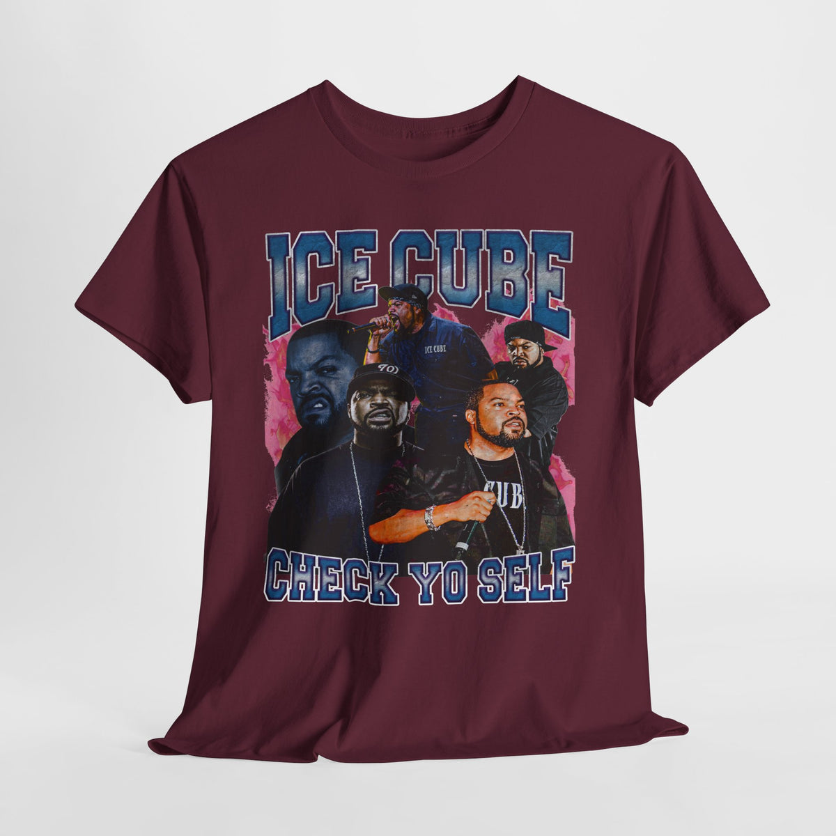 Ice Cube 'Check Yo Self' 3 Unisex Heavy Cotton Tee - 312tshirts 2