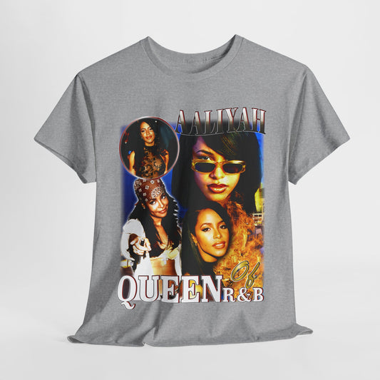 Aaliyah R&B Queen 2 Unisex Heavy Cotton Tee - 312tshirts 2