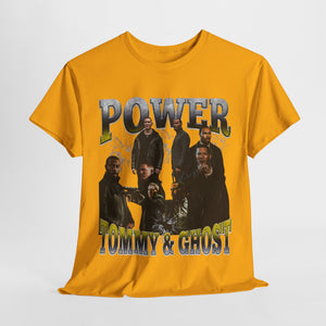 Power,Tommy & Ghost Unisex Heavy Cotton Tee