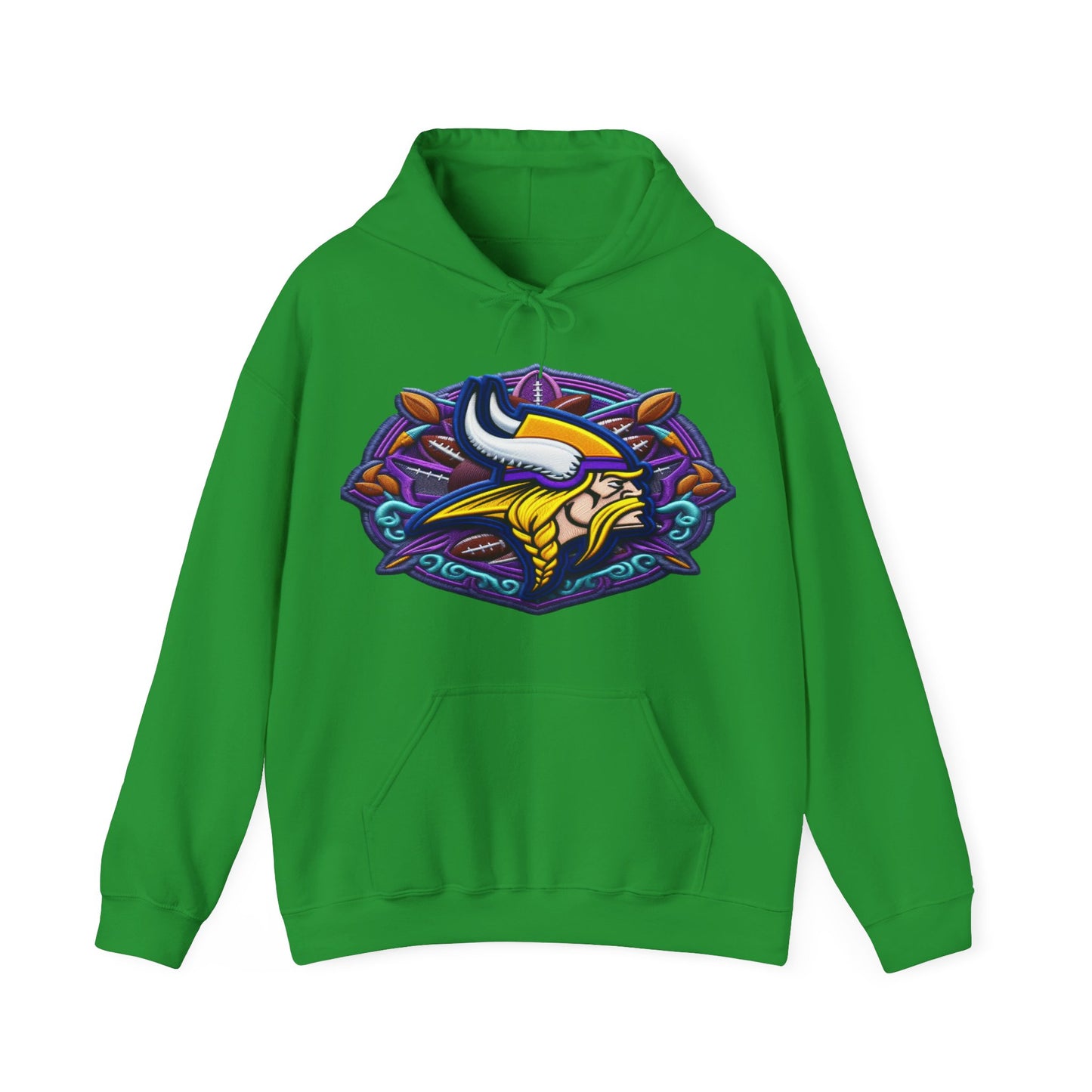 Sports Vikings Football Logo #1 Unisex Heavy Sweatshirt Hoodie