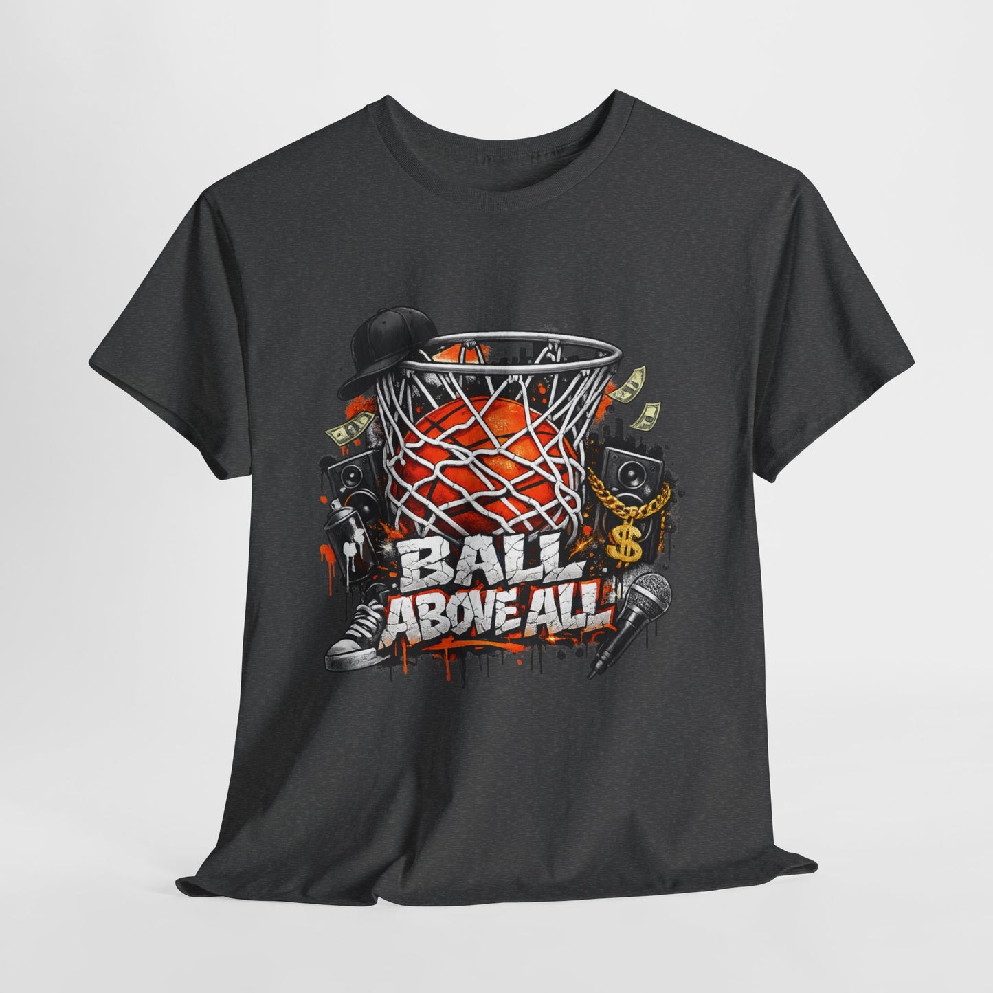 Basketball Drip #2 Unisex Heavy Cotton Tee