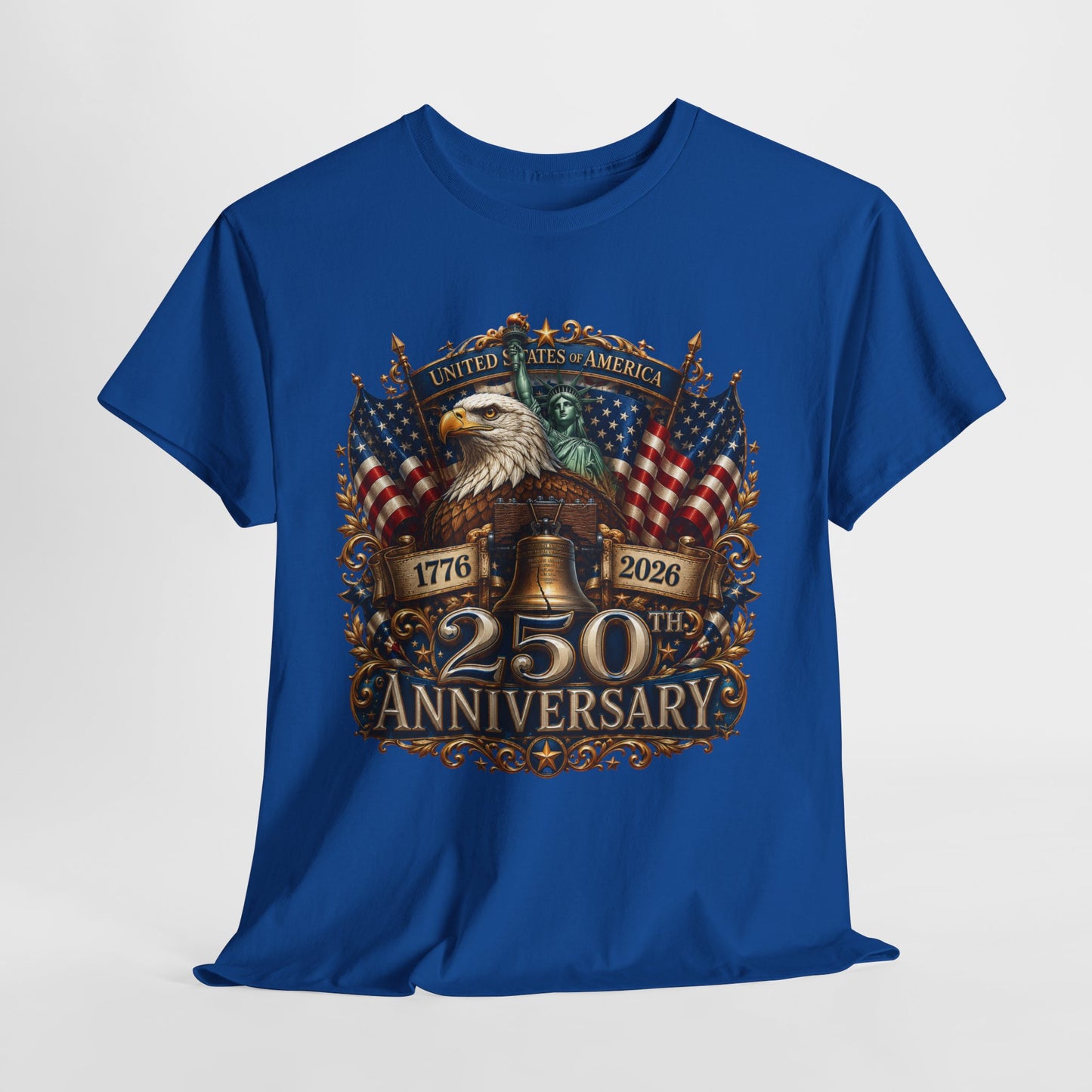 250 Years America #17 Unisex Heavy Cotton Tee - 312tshirts 2