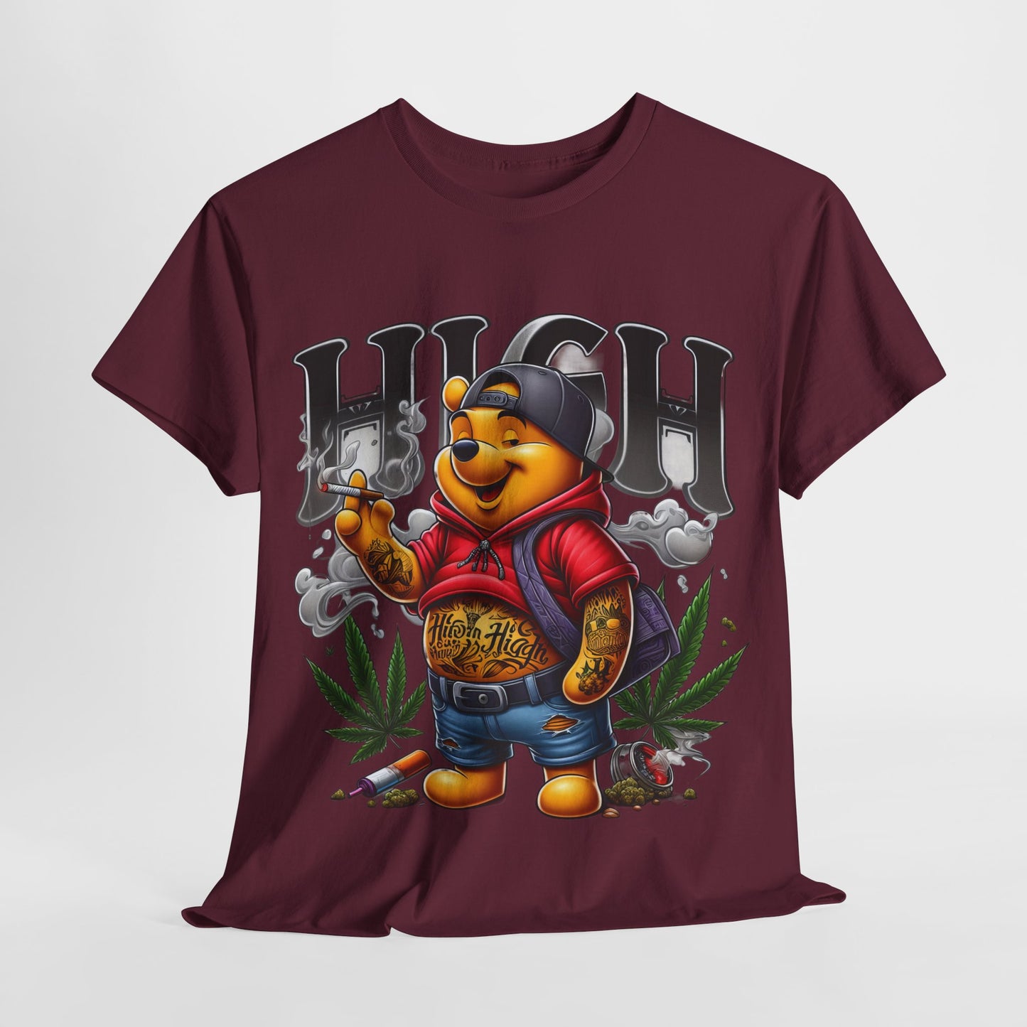 420 Dope Vibes Cool Bear #3 Unisex Heavy Cotton Tee