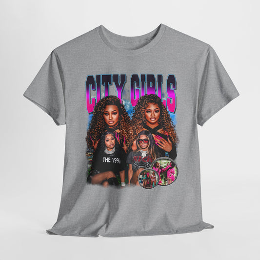 City Girls 1 Hip-Hop Unisex Heavy Cotton Tee - 312tshirts 2