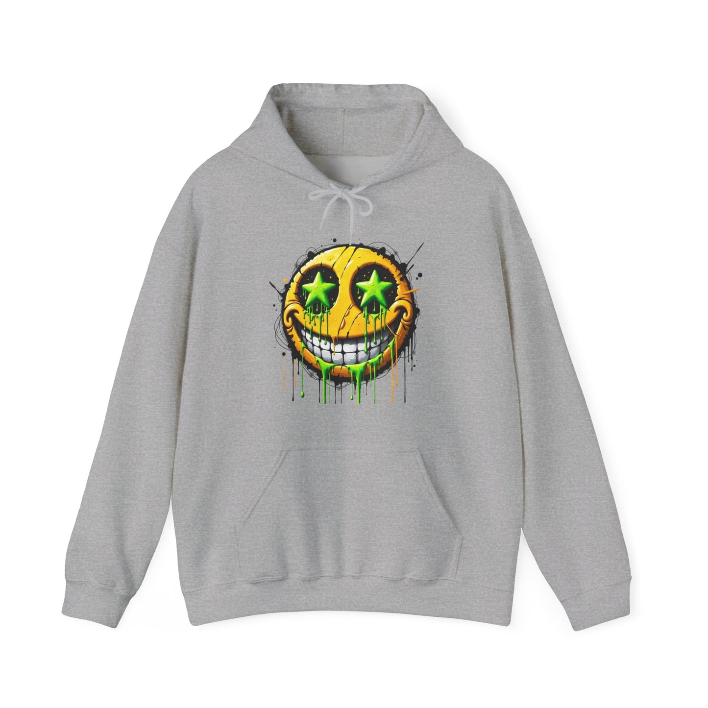 Creepy Neon Emoji #7 Unisex Heavy Sweatshirt Hoodie