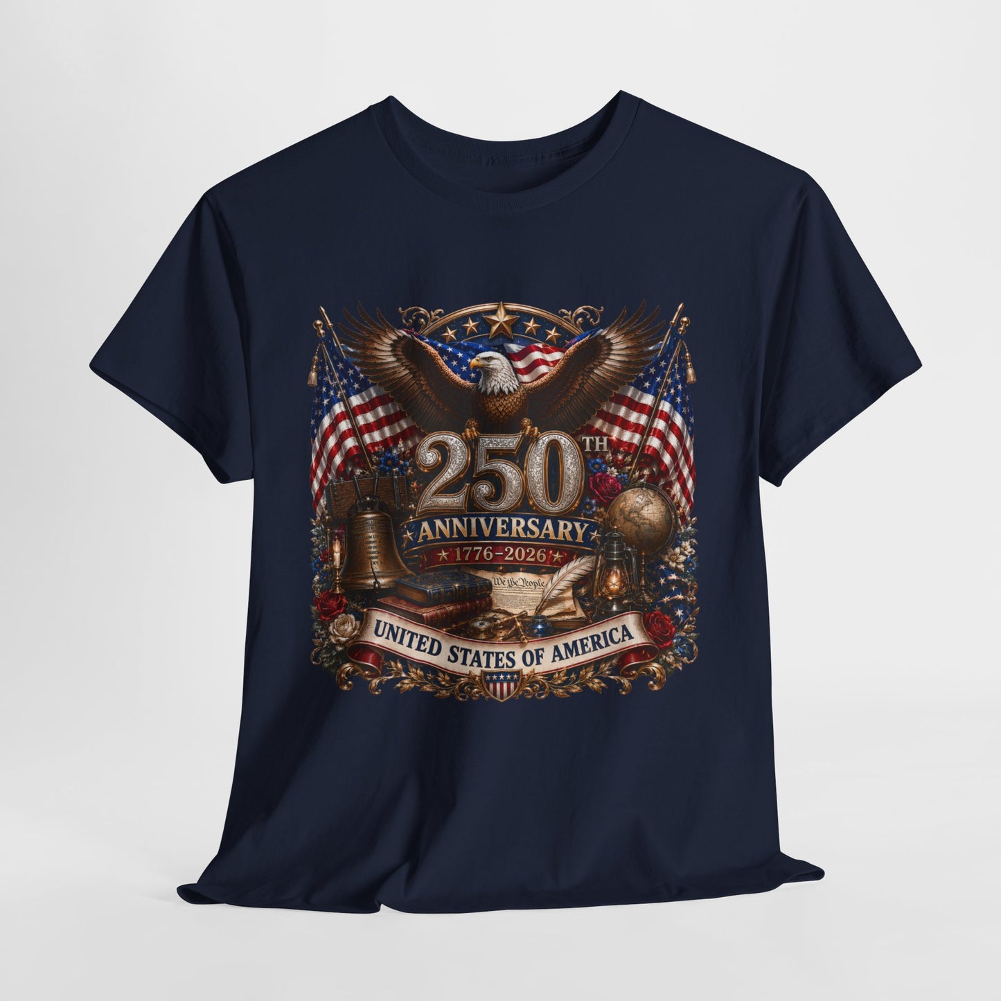250 Years America #19 Unisex Heavy Cotton Tee - 312tshirts 2
