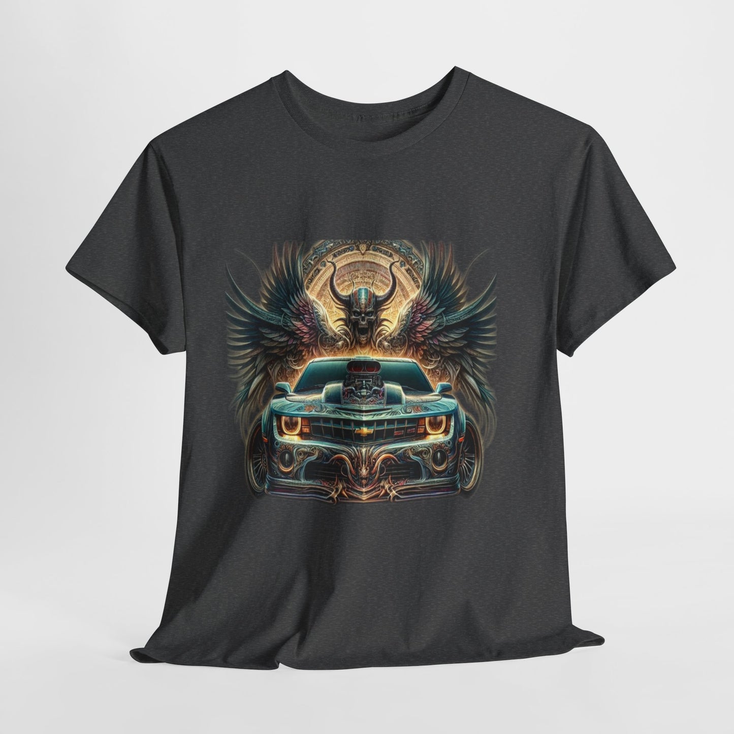 Car & Wings Graphic Unisex Heavy Cotton Tee