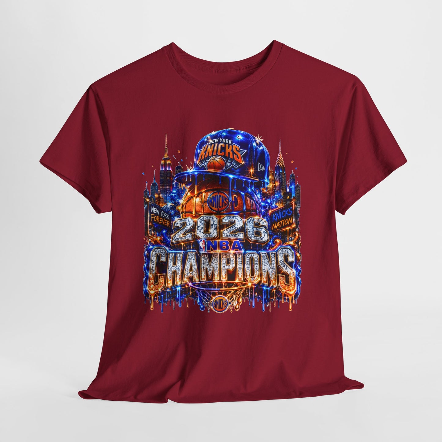 2026 NY Champions Basketball #1 Unisex Heavy Tee