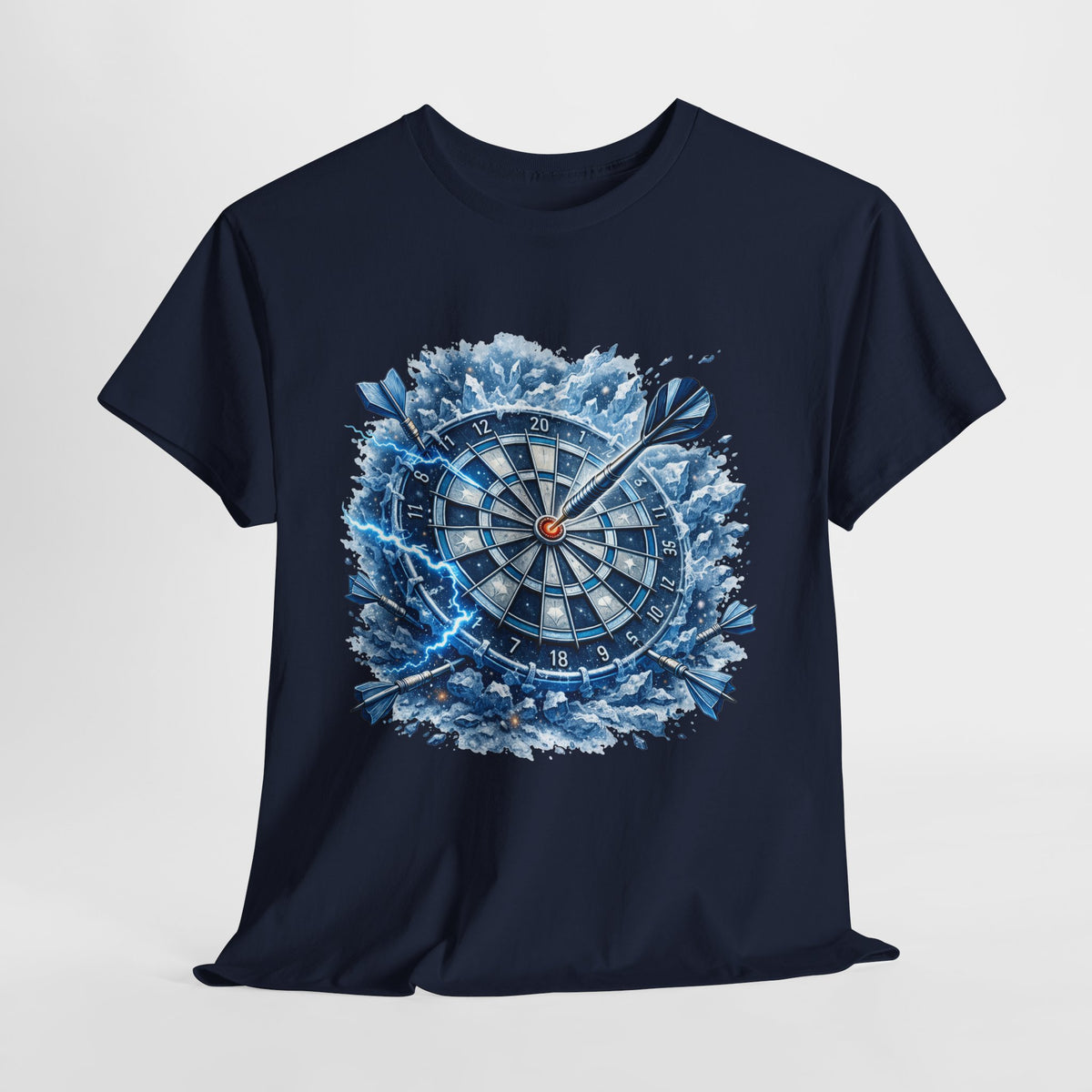 Dartboard Splash T‑Shirt — Bullseye Dart Game Graphic Tee - 312tshirts 2