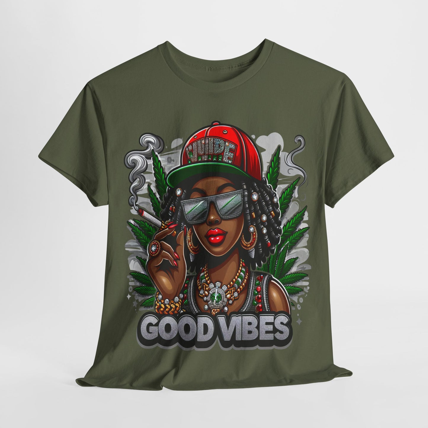 420 Good Vibes #2 Unisex Heavy Cotton Tee - 312tshirts 2