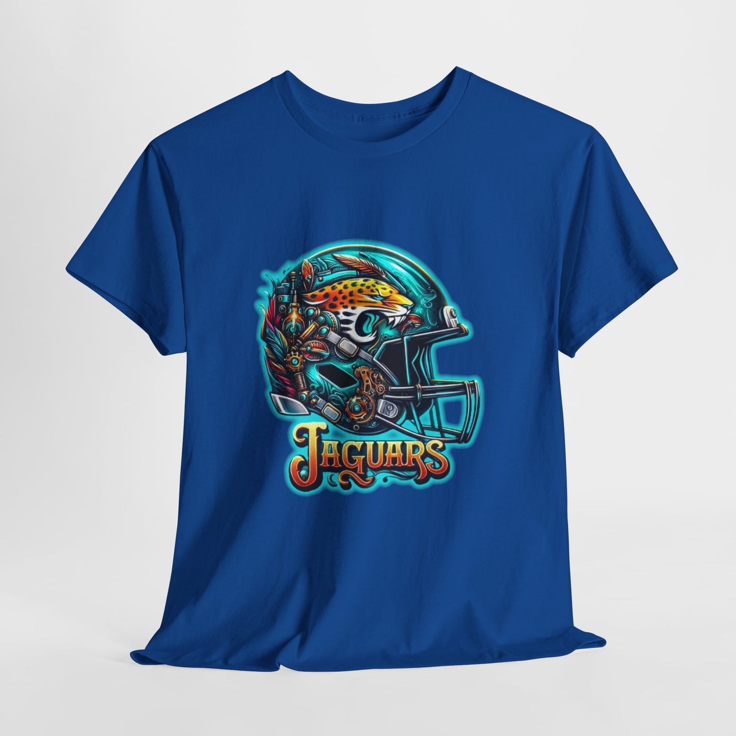 Sports Jaguar Football Helmet #2 Unisex Heavy Cotton Tee