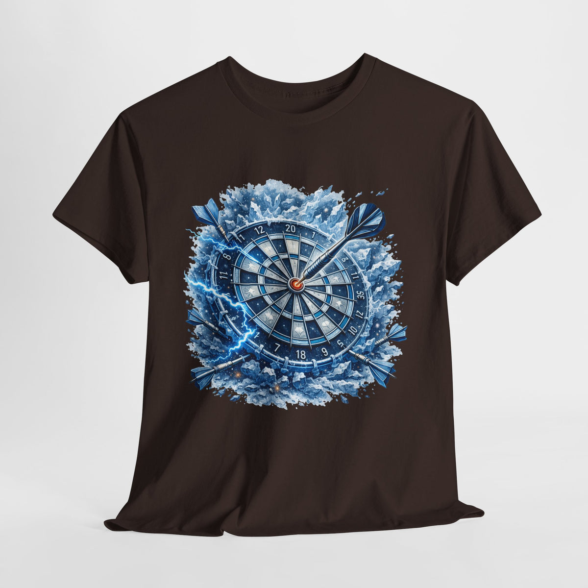 Dartboard Splash T‑Shirt — Bullseye Dart Game Graphic Tee - 312tshirts 2
