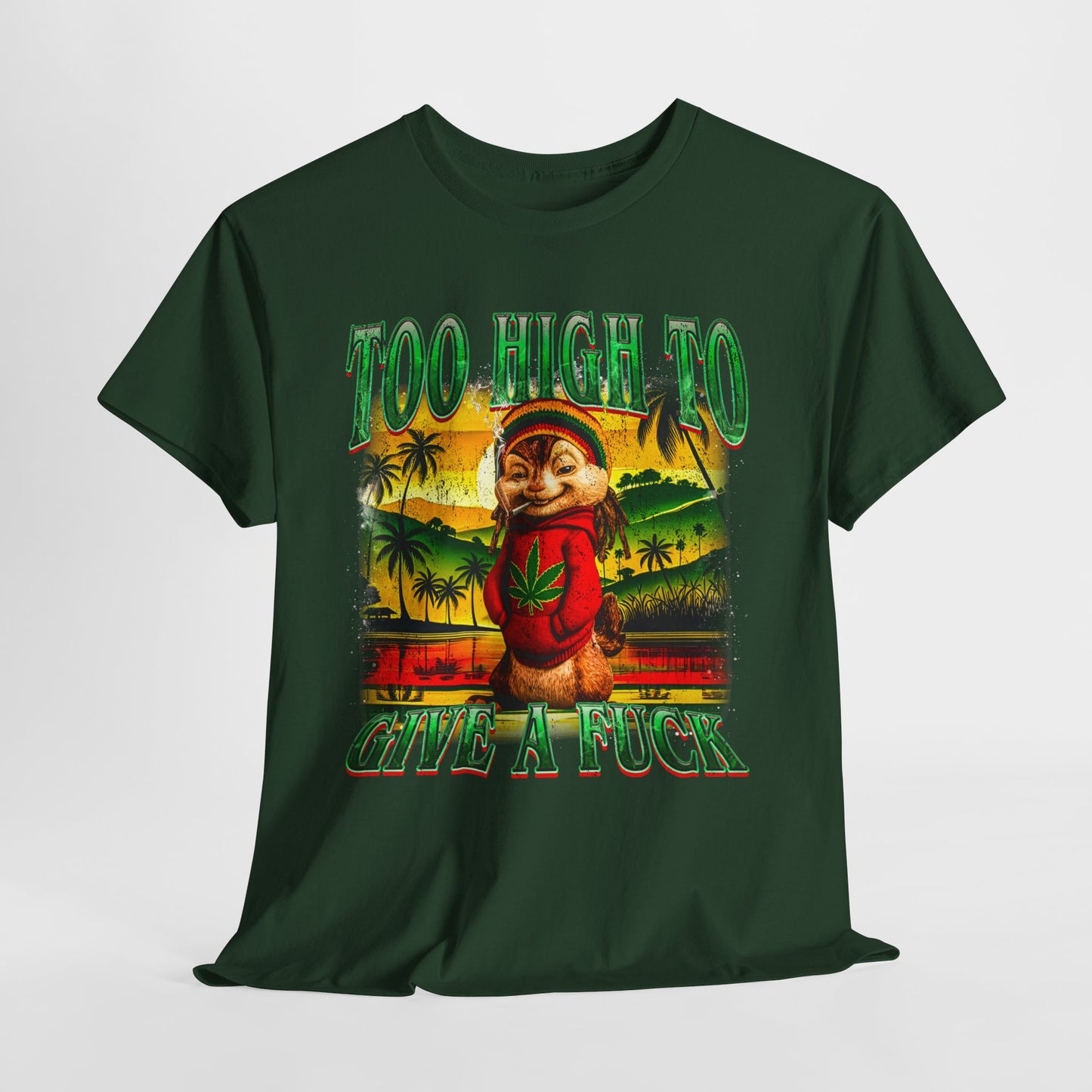 420 Chipmunk #1 Unisex Heavy Cotton Tee - 312tshirts 2