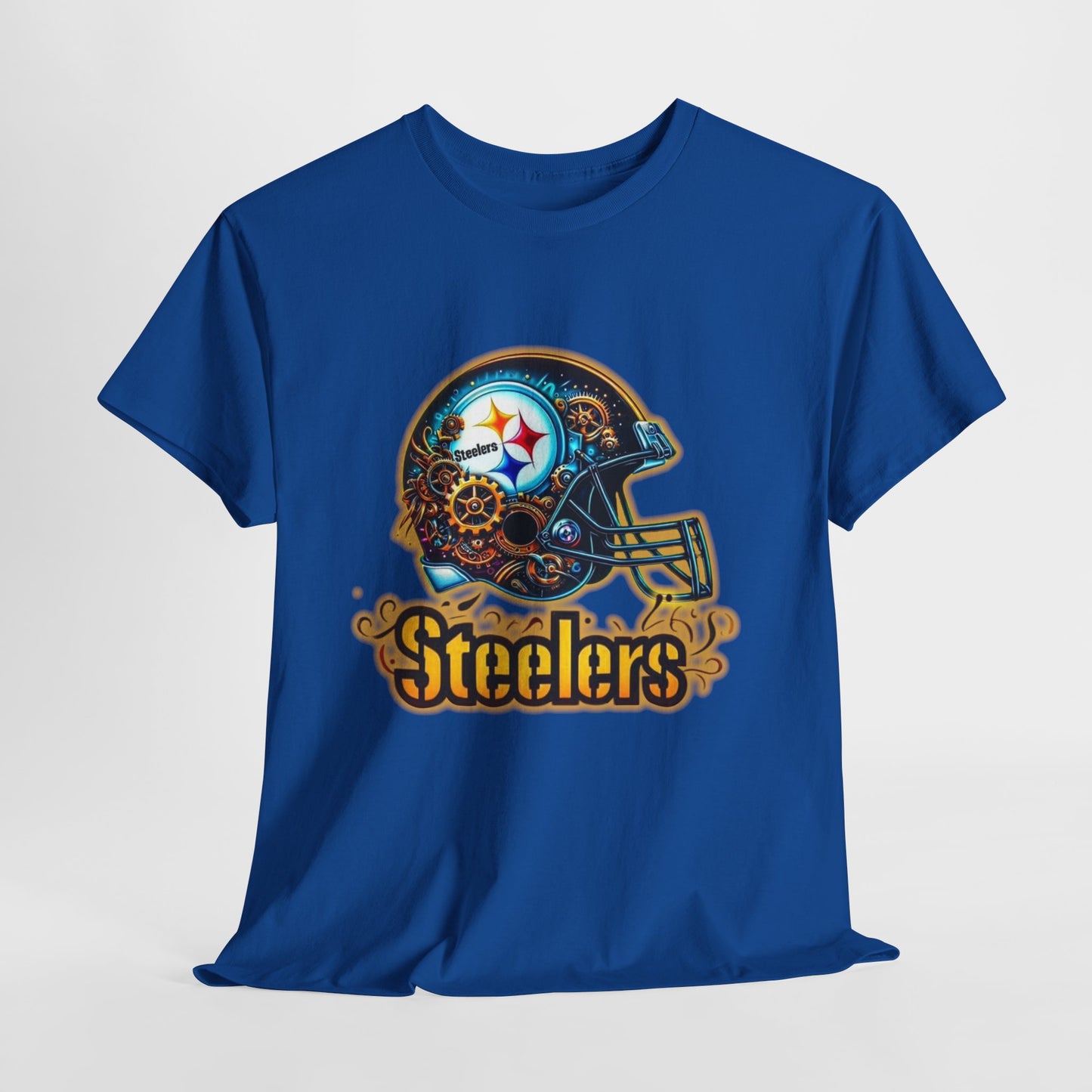 Sports Steelers Football Helmet #2 Unisex Heavy Cotton Tee