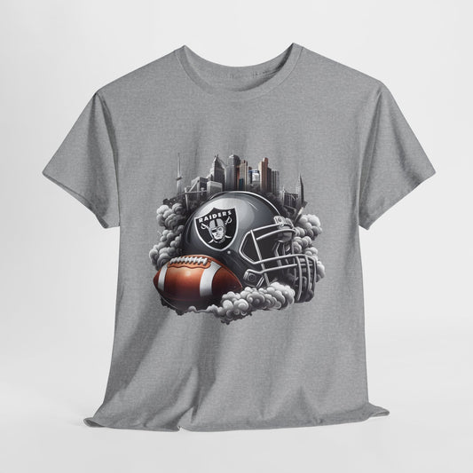 Sports Raiders Football Helmet #1 Unisex Heavy Cotton Tee