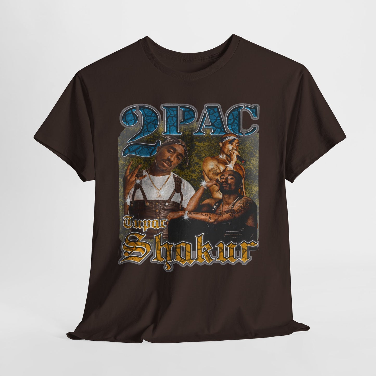 Pac 2 Hip-Hop Unisex Heavy Cotton Tee - 312tshirts 2