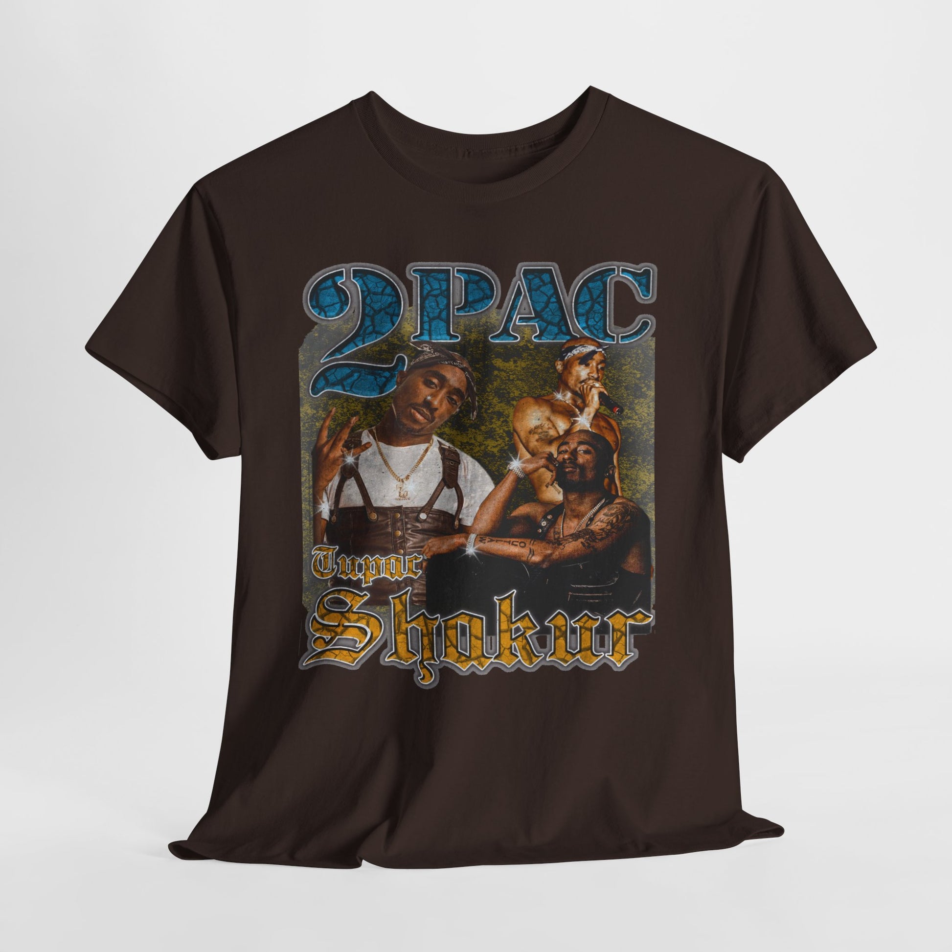 Pac 2 Hip-Hop Unisex Heavy Cotton Tee - 312tshirts 2