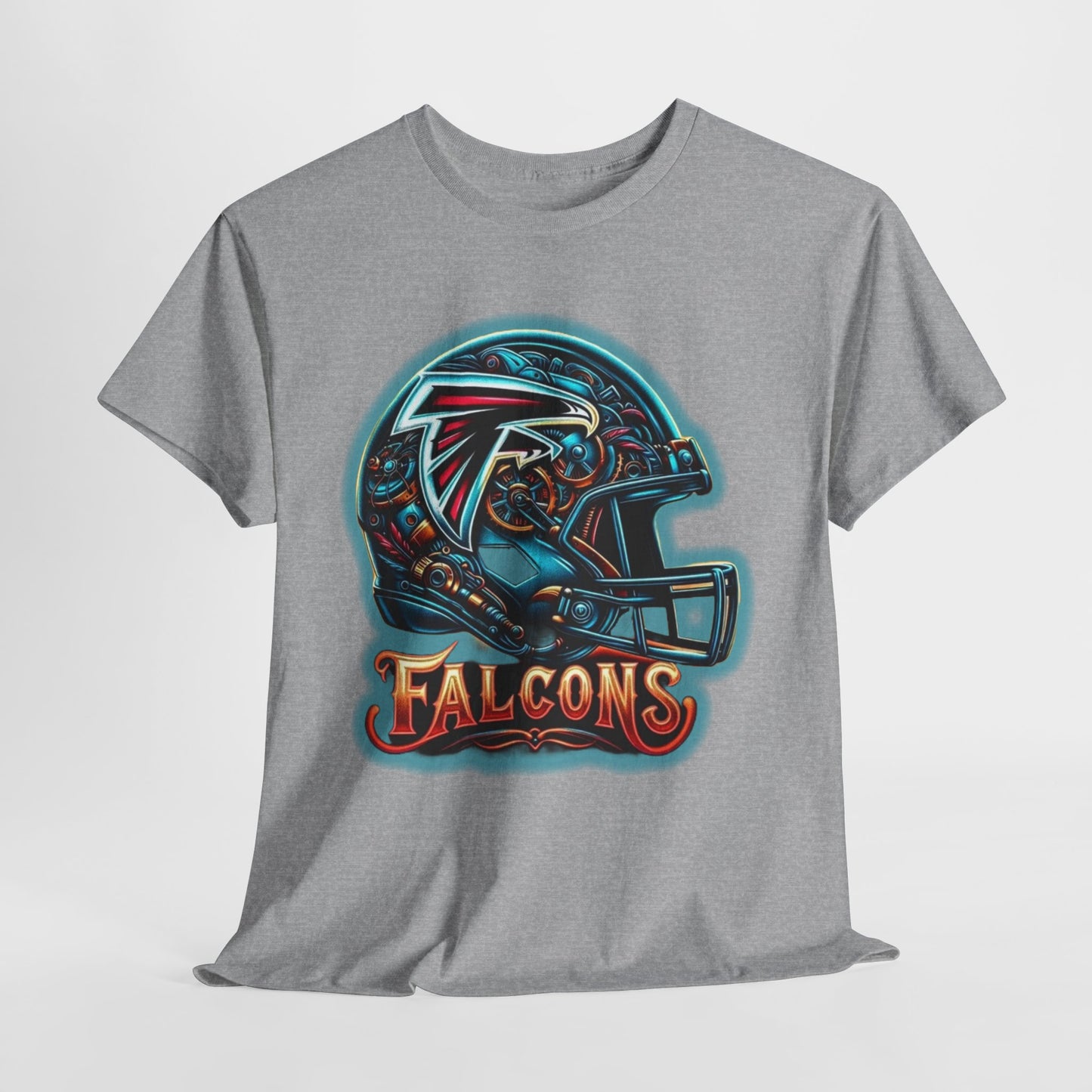 Sports Falcons Football Helmet #2 Unisex Heavy Cotton Tee