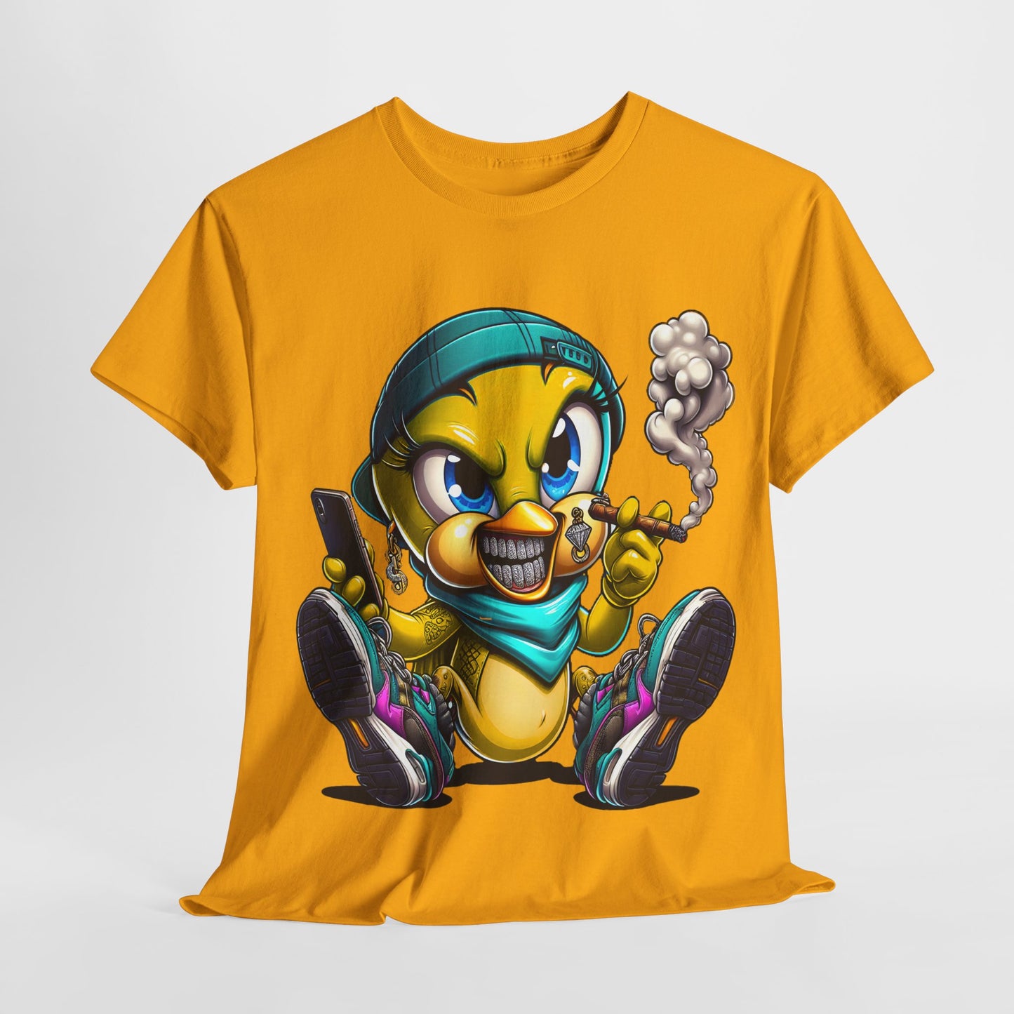 Gangster Canary 1 Unisex Heavy Cotton Tee - 312tshirts 2