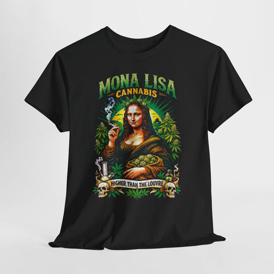 420 Mona Lisa #1 Unisex Heavy Cotton Tee - 312tshirts 2