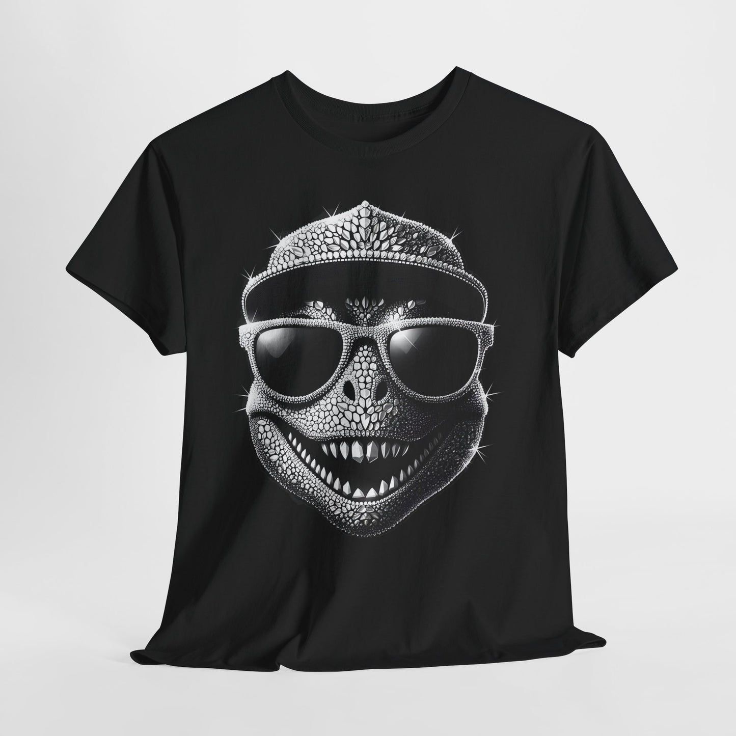 Cool Dinosaur Head Unisex Heavy Cotton Tee - 312tshirts 2