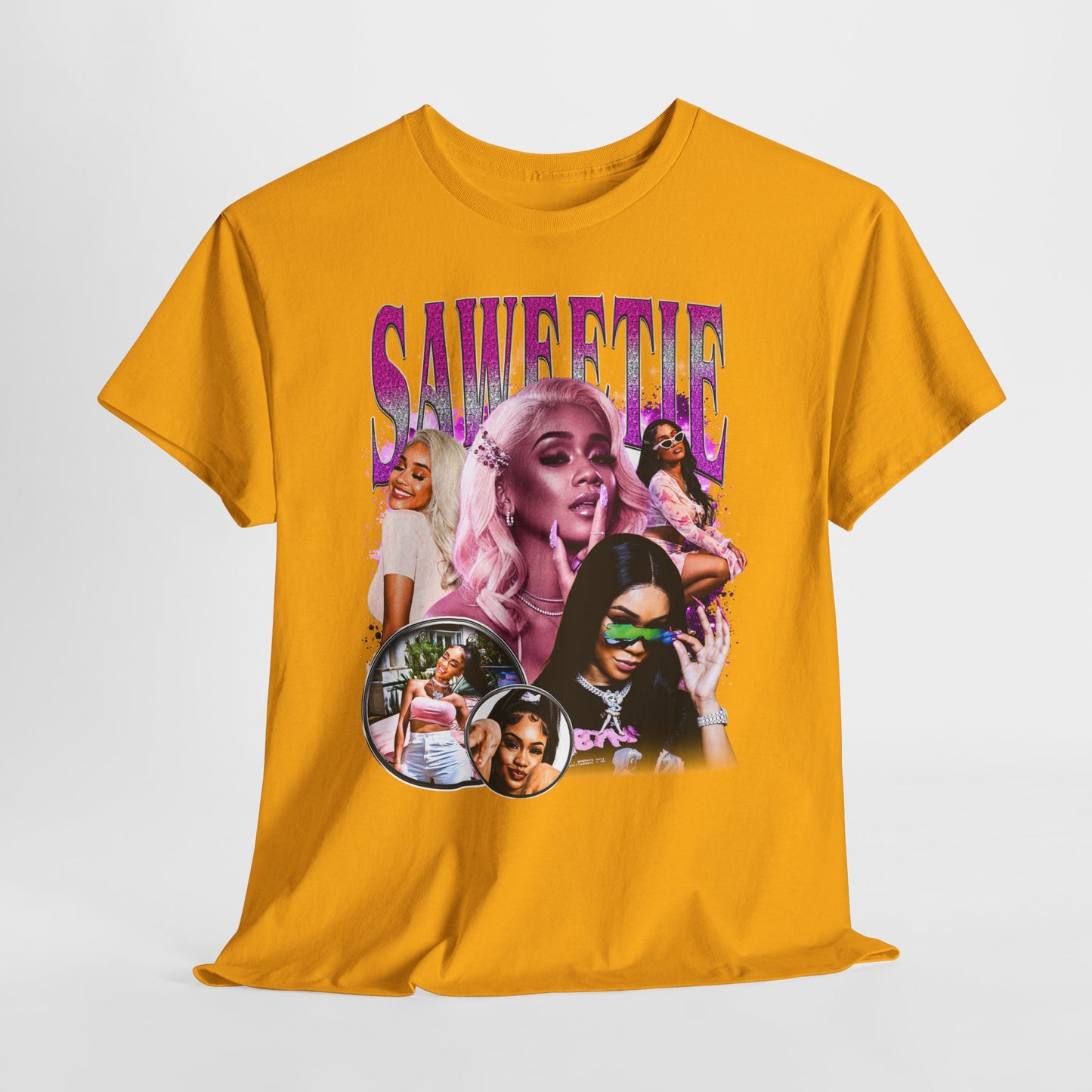 Saweetie 1 Hip-Hop Unisex Heavy Cotton Tee - 312tshirts 2