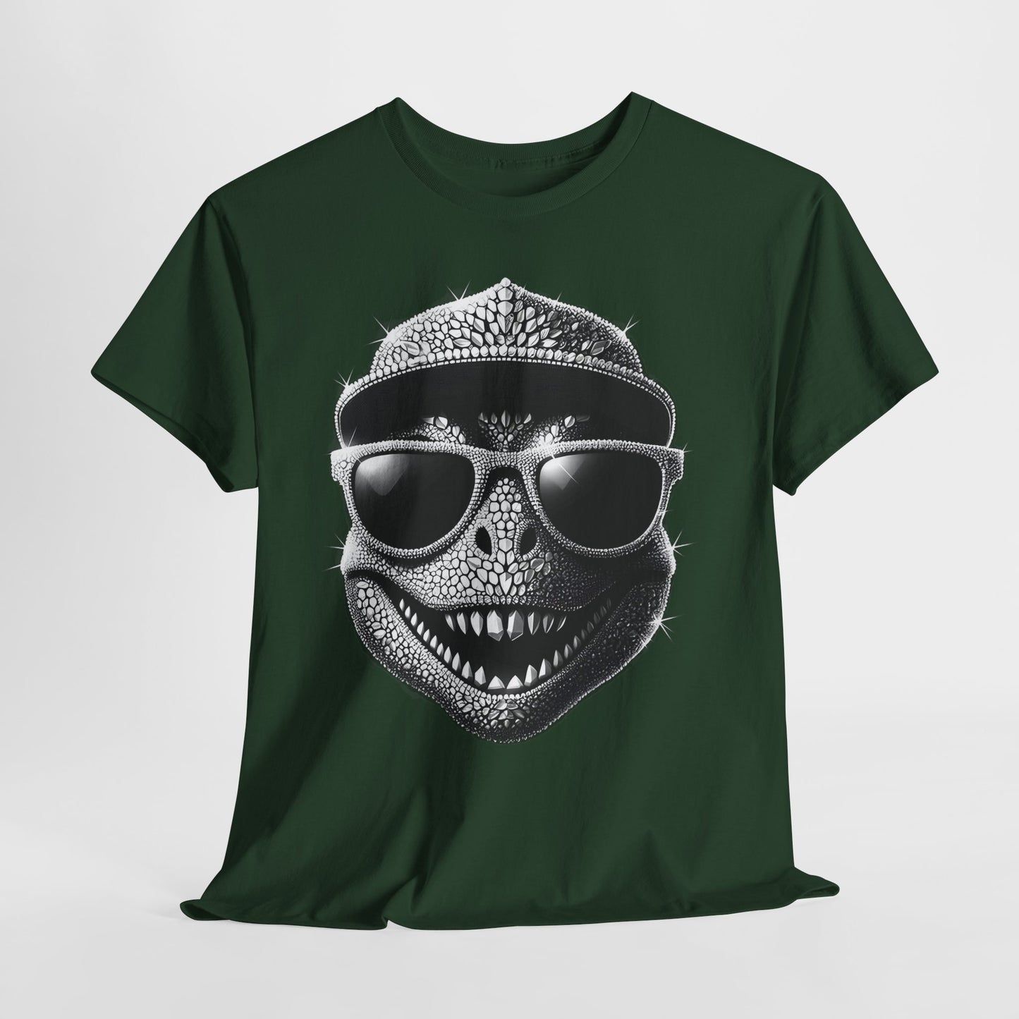 Cool Dinosaur Head Unisex Heavy Cotton Tee - 312tshirts 2