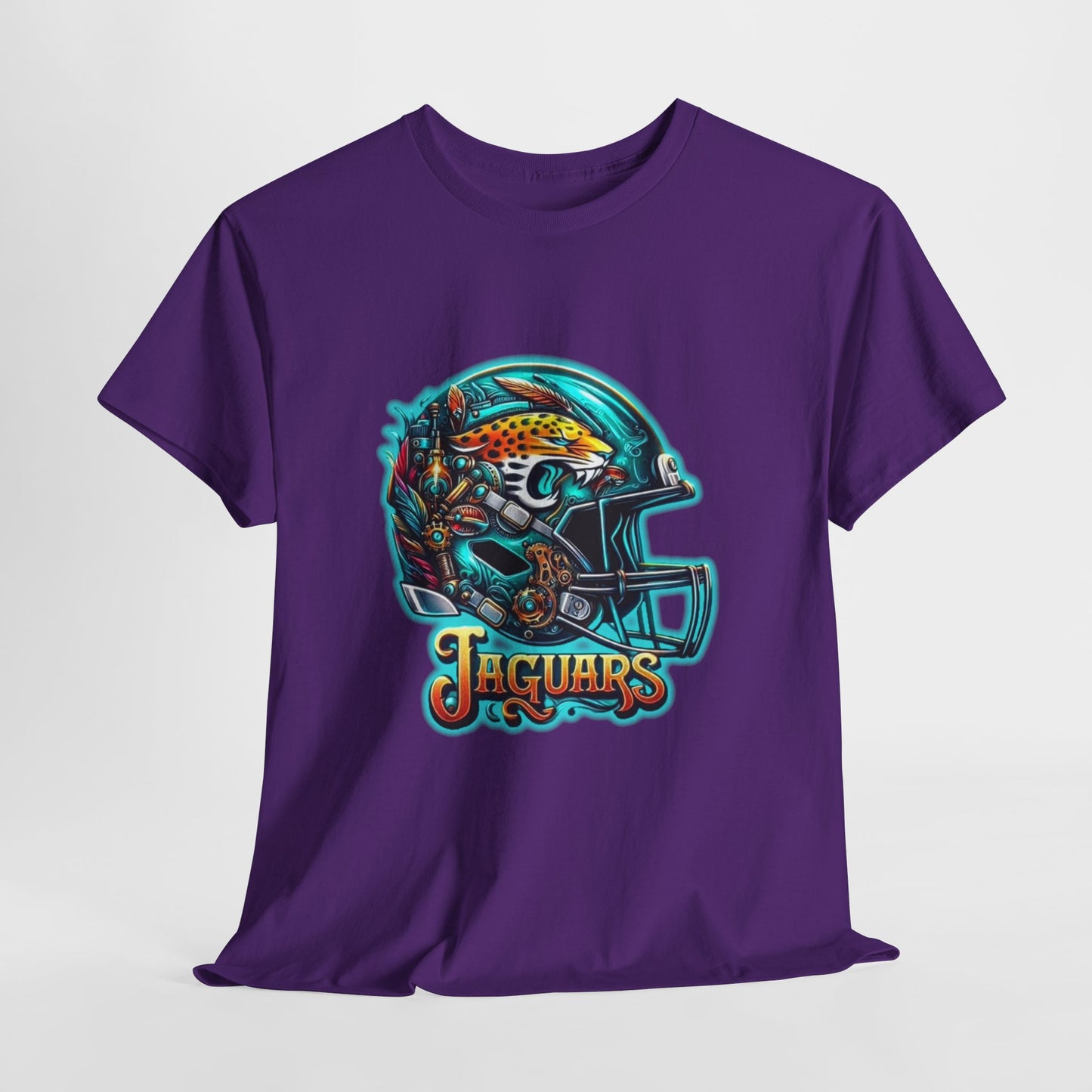 Sports Jaguar Football Helmet #2 Unisex Heavy Cotton Tee
