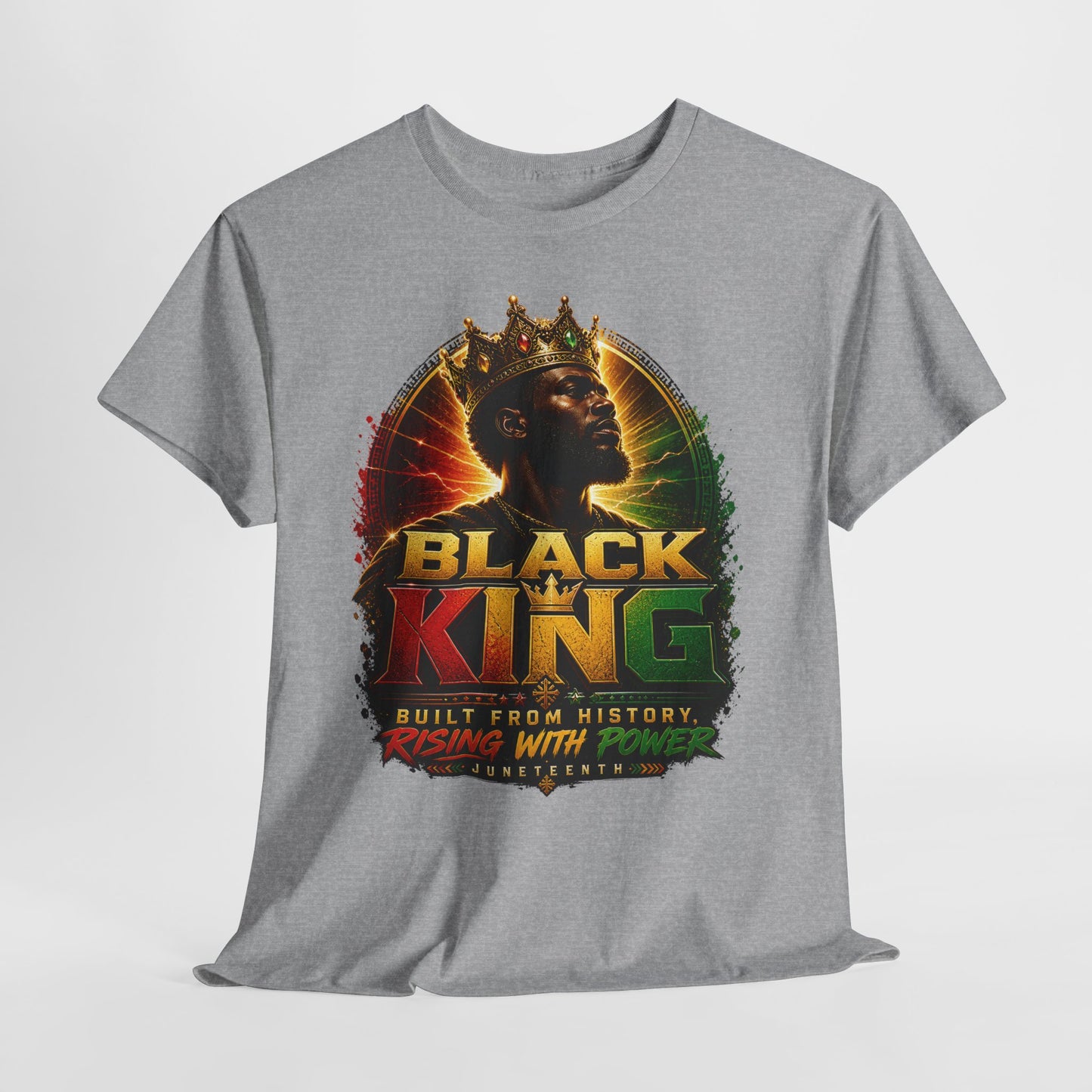 Juneteenth Black King #1 Unisex Heavy Cotton Tee