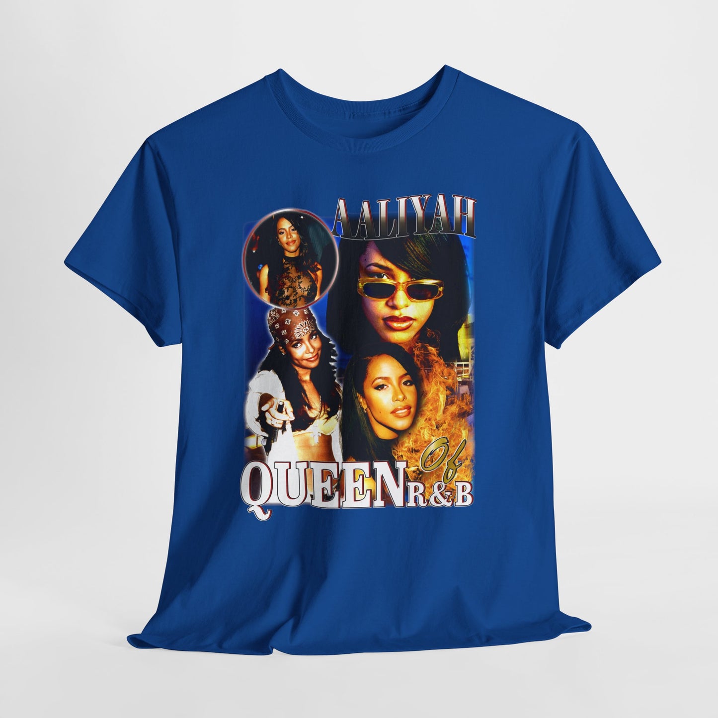 Aaliyah R&B Queen 2 Unisex Heavy Cotton Tee