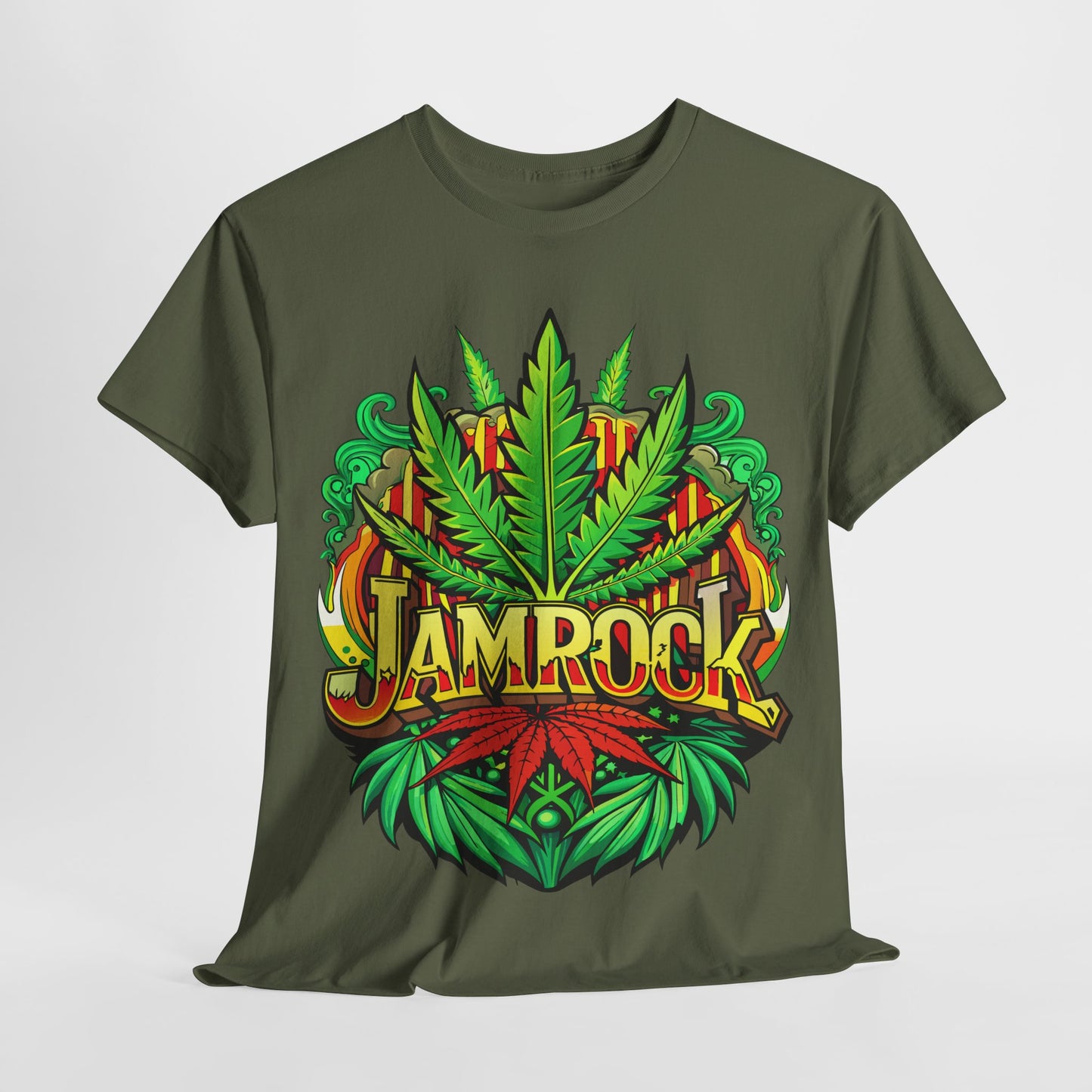 420 Jamrock Unisex Heavy Cotton Tee - 312tshirts 2
