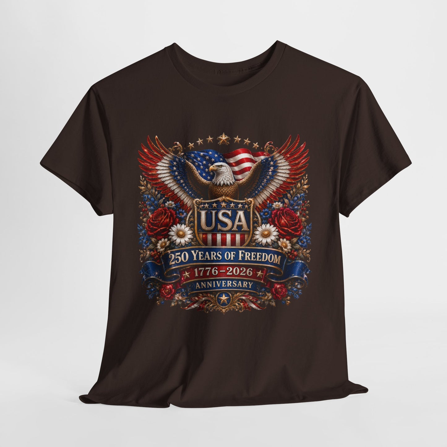 250 Years America #18 Unisex Heavy Cotton Tee - 312tshirts 2