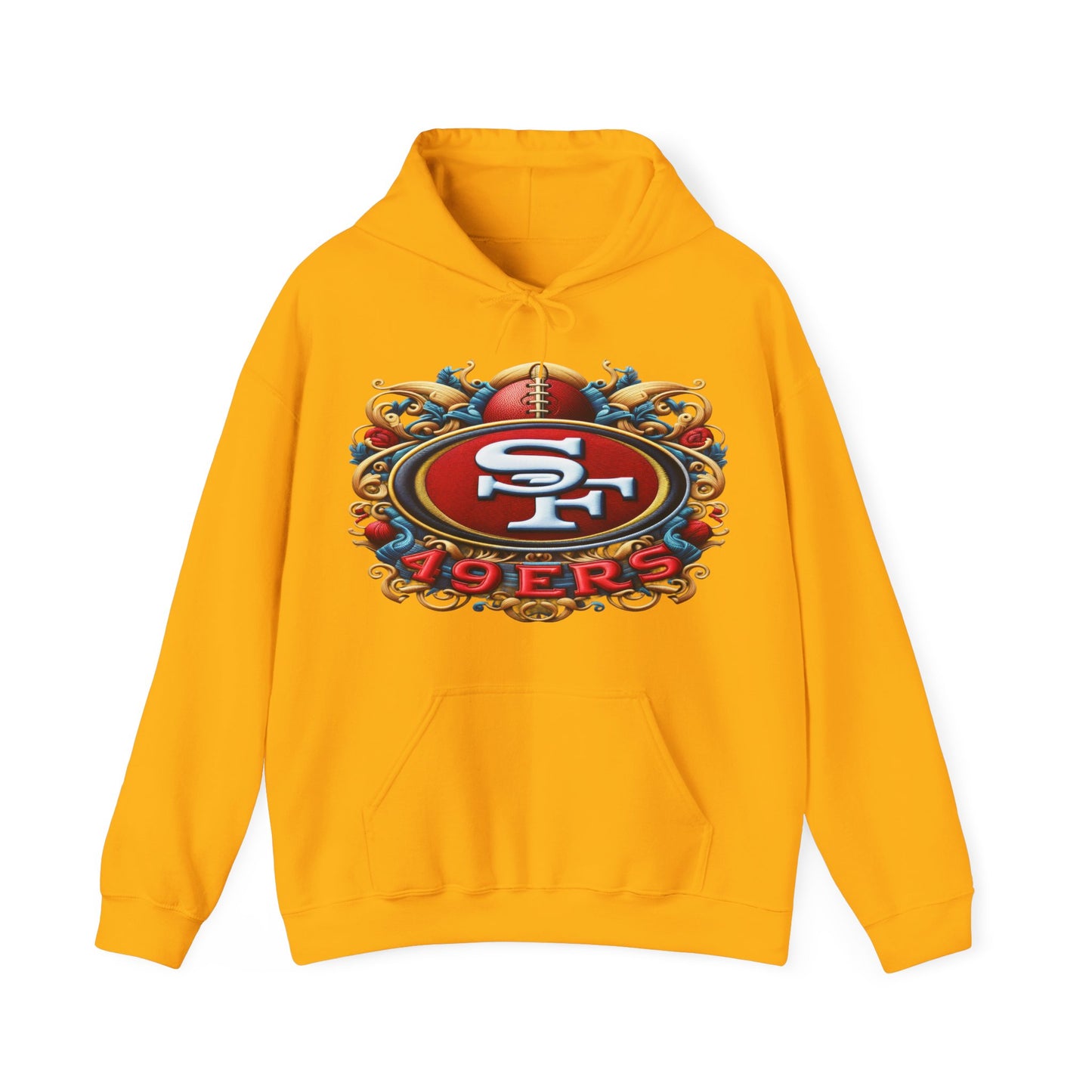 Sports 49ers Football Logo #1 Unisex Heavy Sweatshirt Hoodie