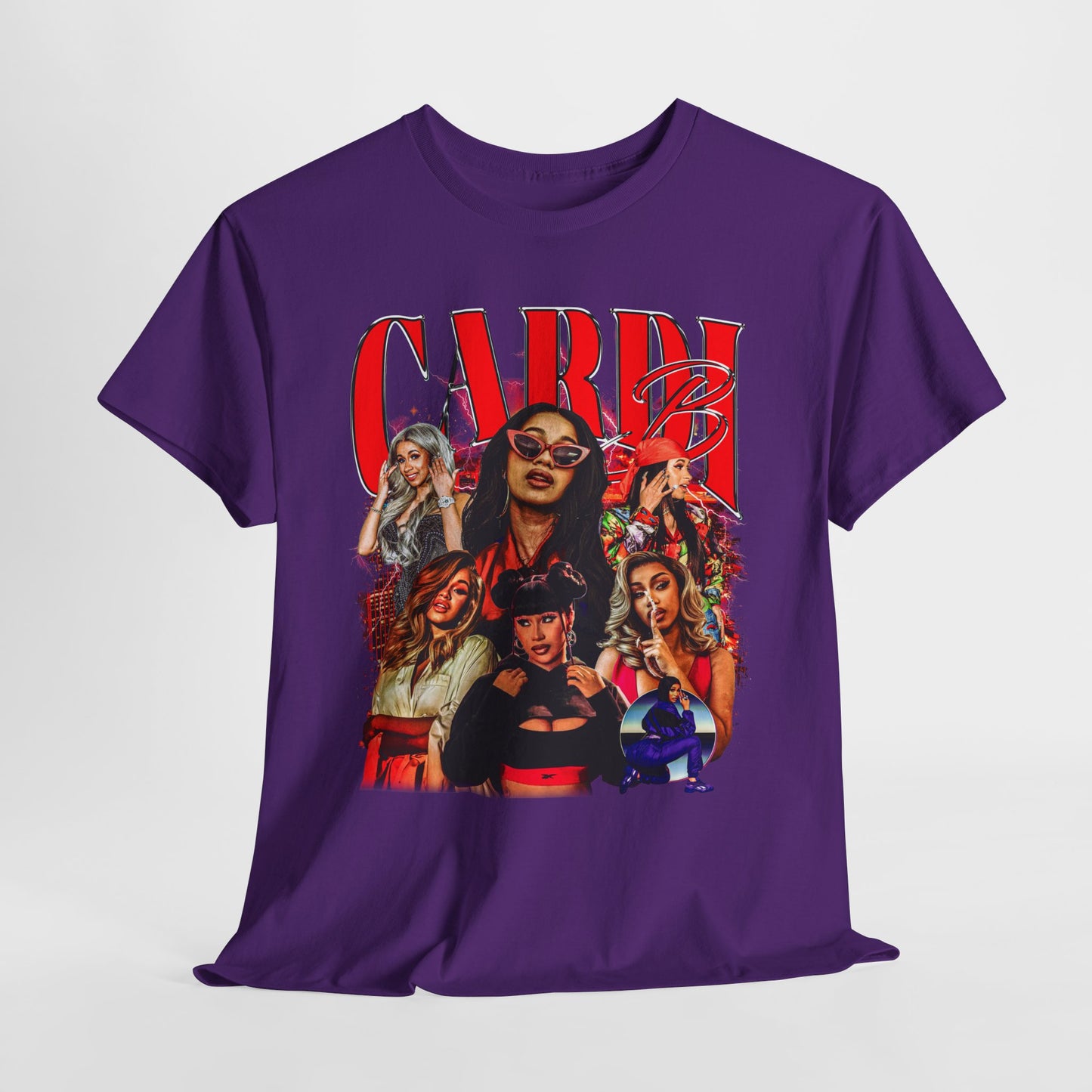 Cardi B 1 Hip-Hop Unisex Heavy Cotton Tee - 312tshirts 2