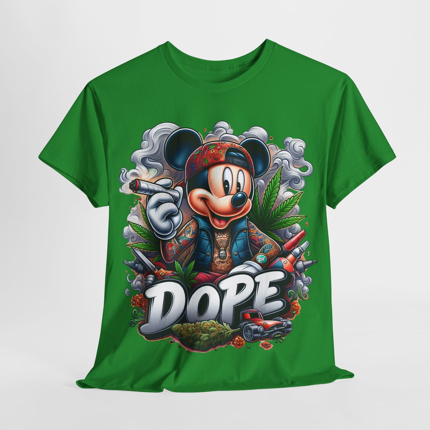420 Dope Vibes Mouse #6 Unisex Heavy Cotton Tee