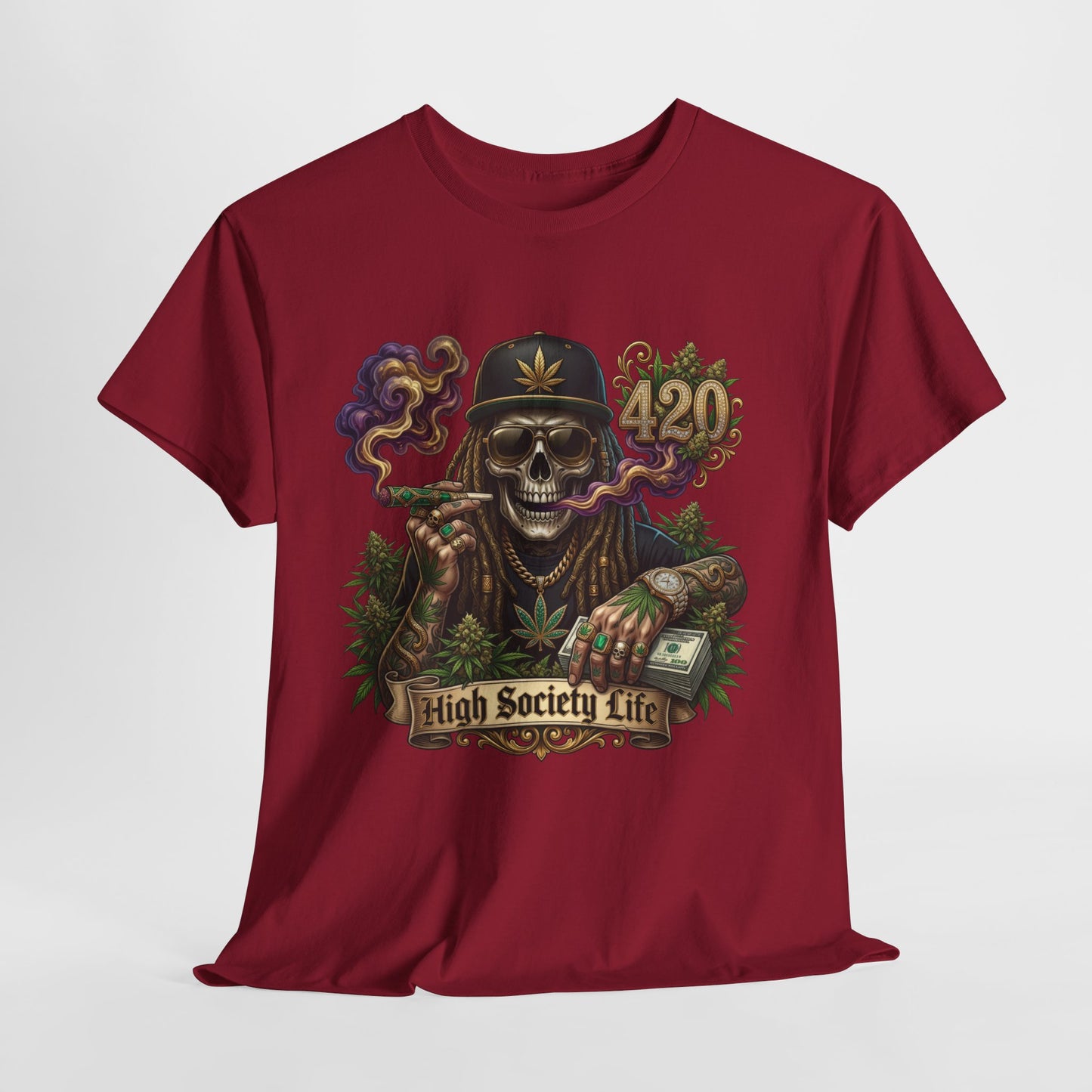 420 High Society High #1 Unisex Heavy Cotton Tee