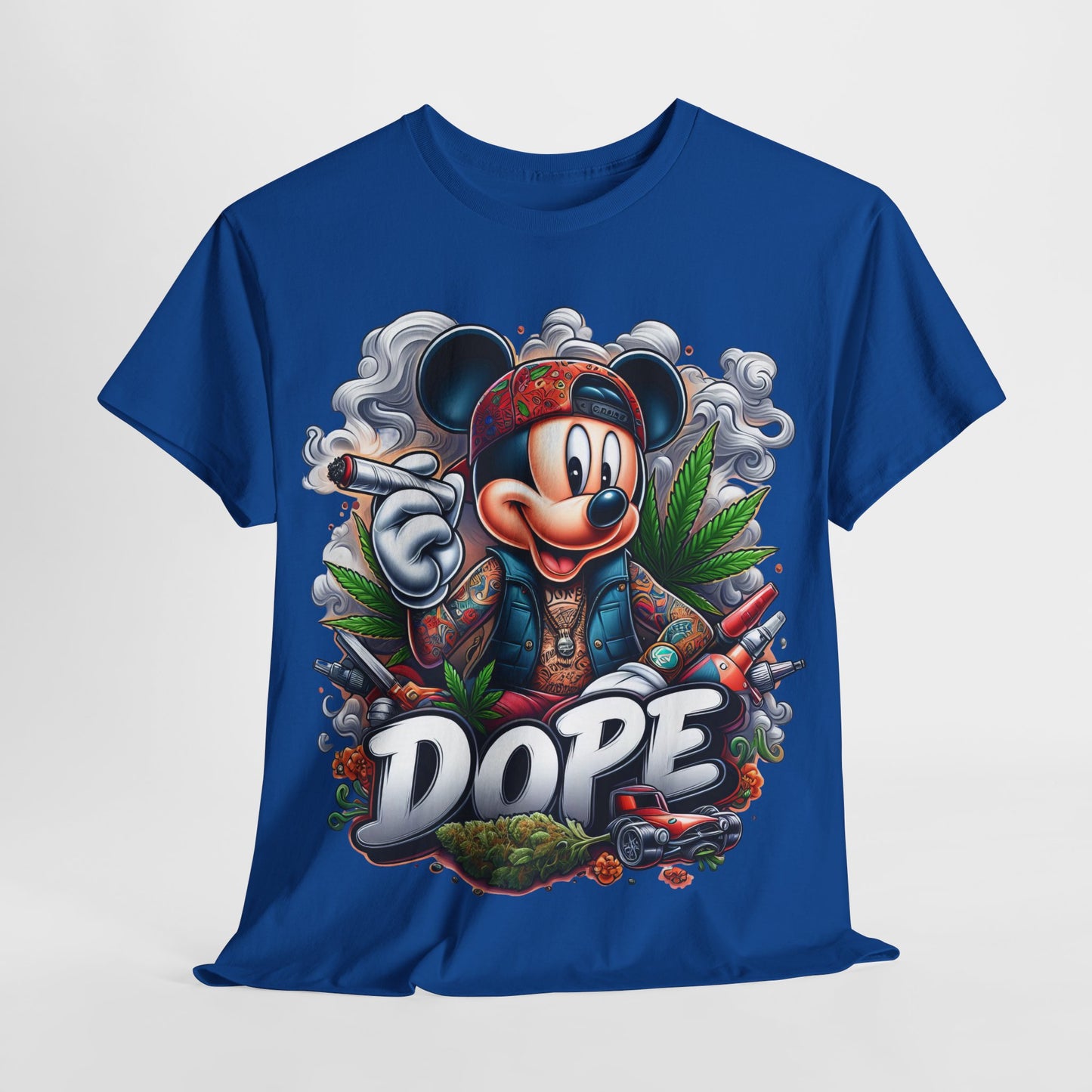 420 Dope Vibes Mouse #6 Unisex Heavy Cotton Tee