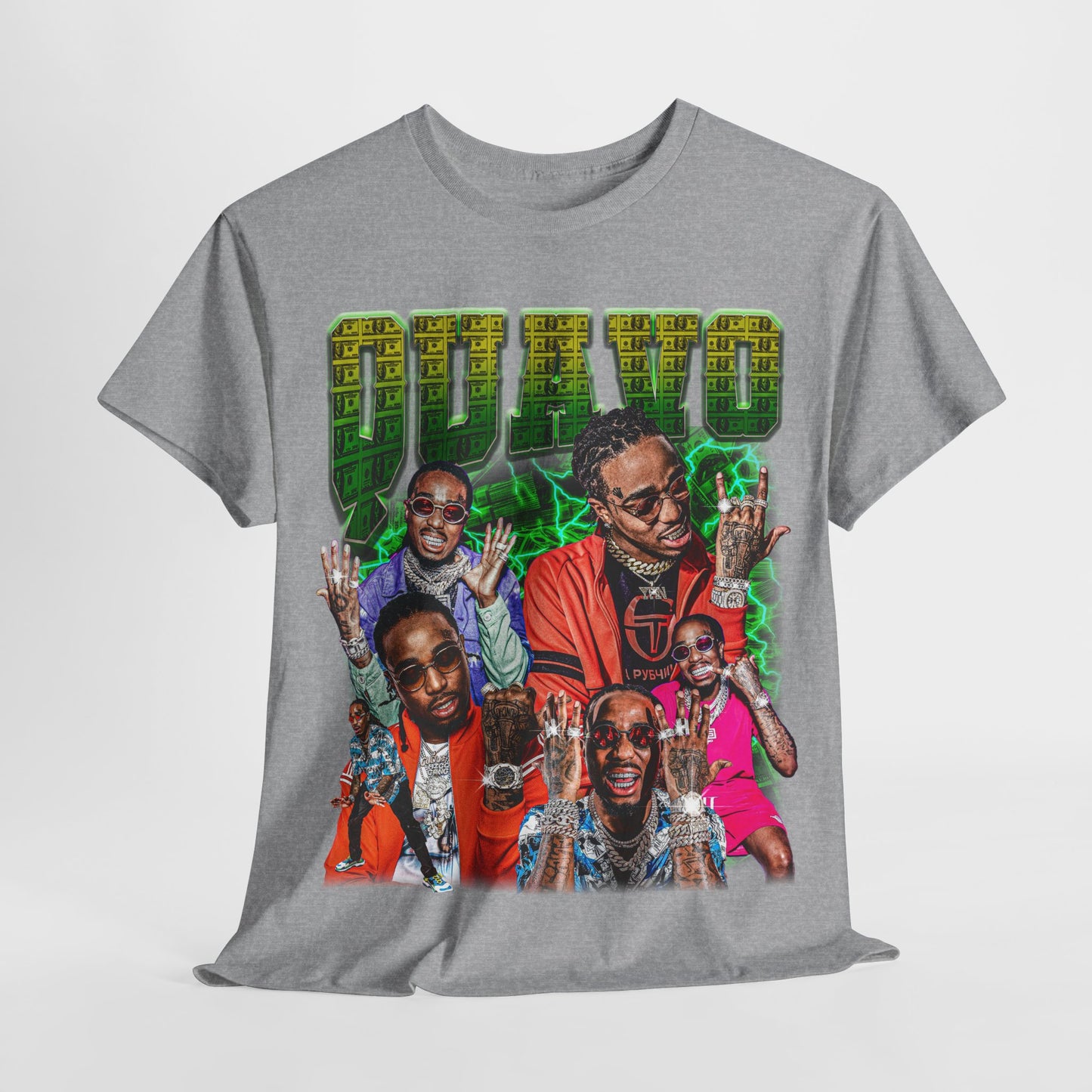 Quavo Hip-Hop Unisex Heavy Cotton Tee - 312tshirts 2