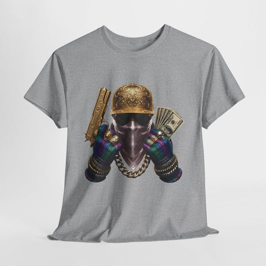 Street Mask & Blue Hands Unisex Heavy Cotton Tee - 312tshirts 2