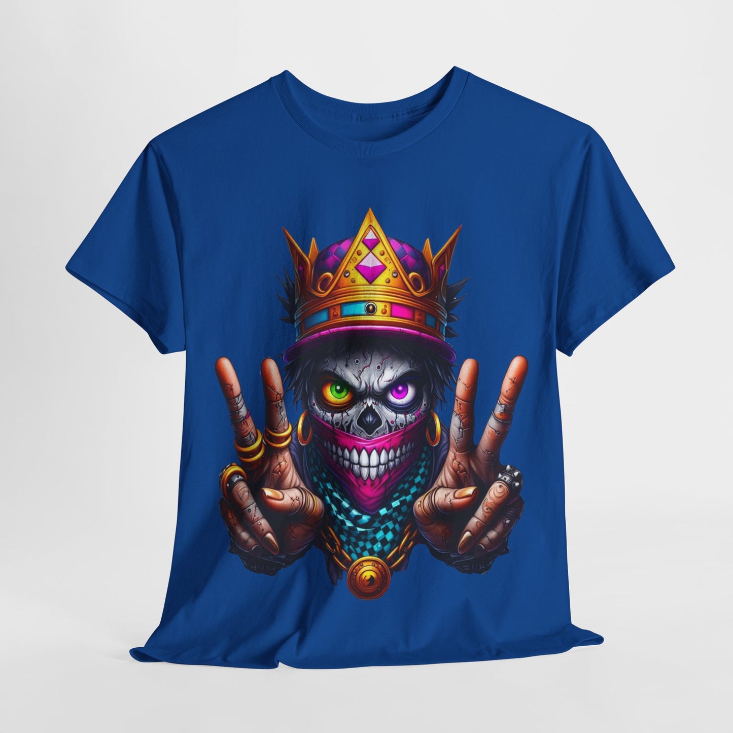 Skull Crown King Unisex Heavy Cotton Tee - 312tshirts 2