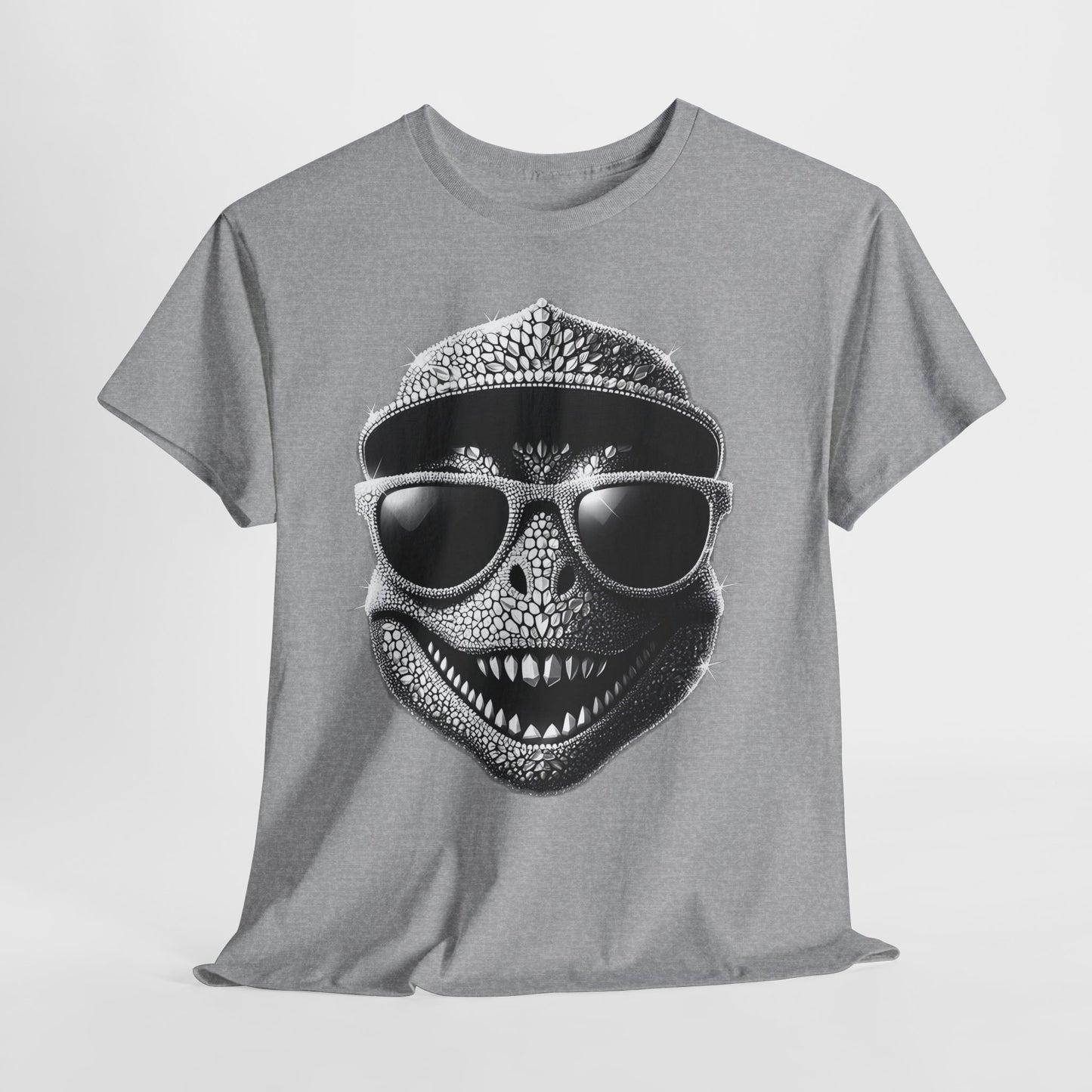 Cool Dinosaur Head Unisex Heavy Cotton Tee - 312tshirts 2