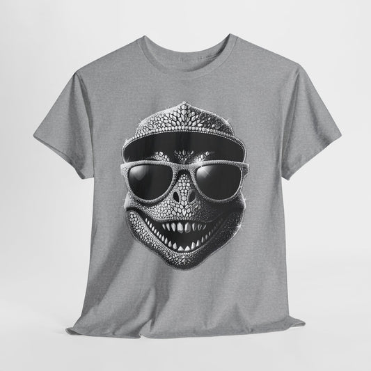 Cool Dinosaur Head Unisex Heavy Cotton Tee - 312tshirts 2