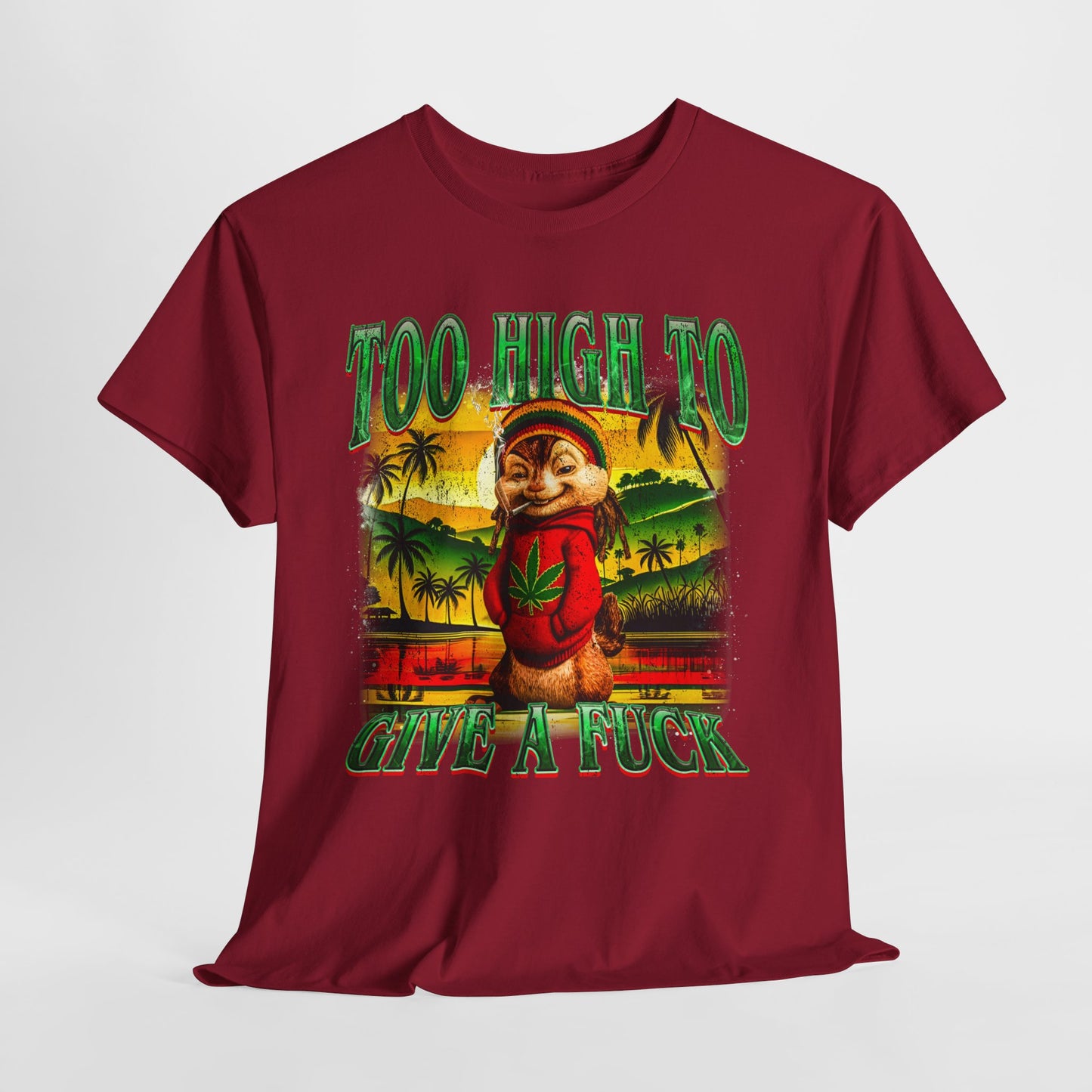 420 Chipmunk #1 Unisex Heavy Cotton Tee - 312tshirts 2