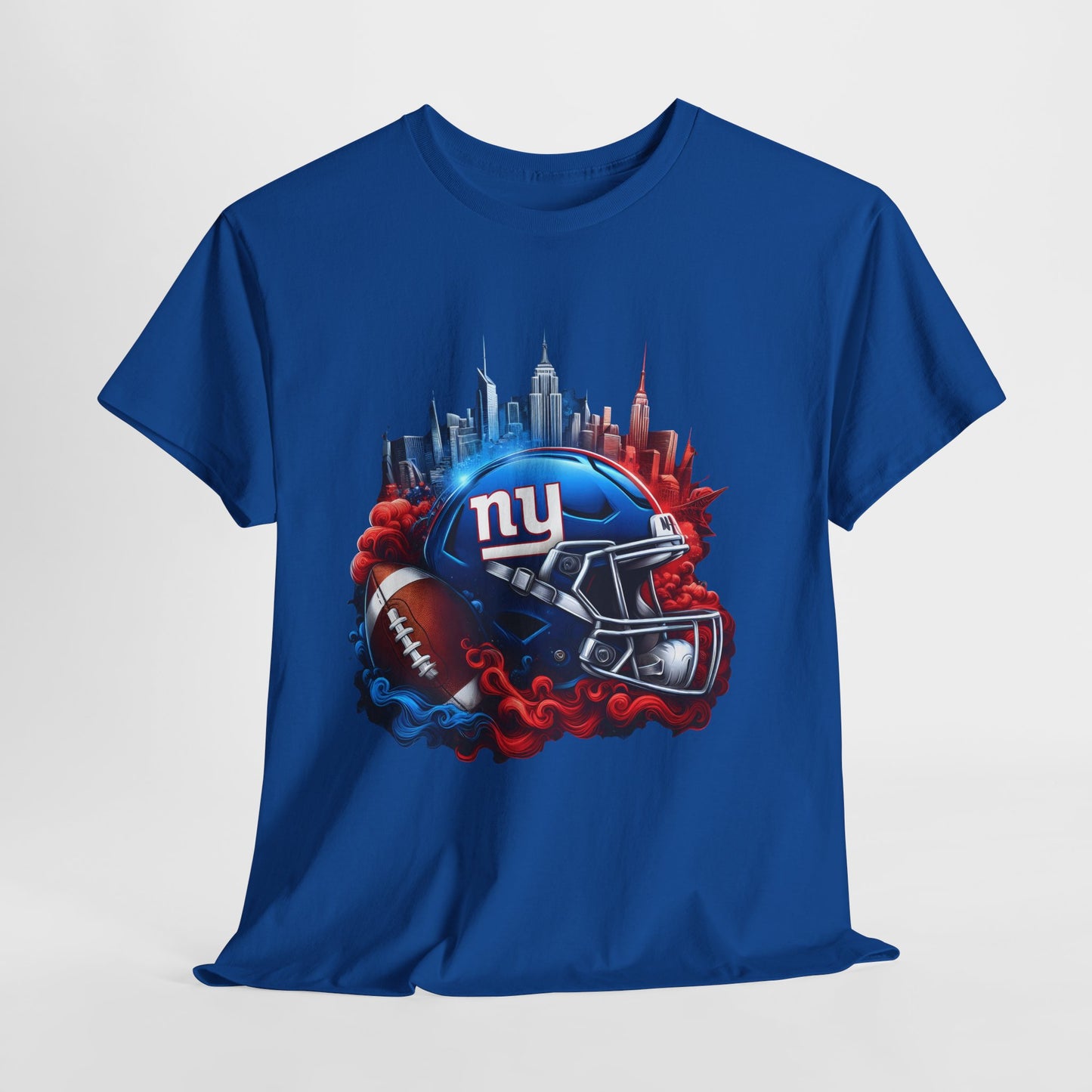 Sports Giants Football Helmet #1 Unisex Heavy Cotton Tee
