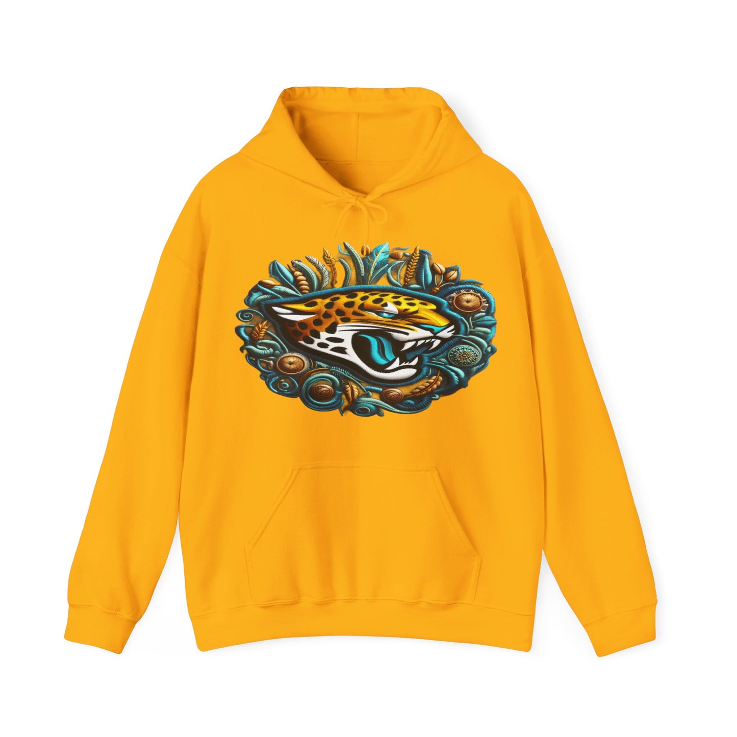 Sports Jaguars Football Logo #1 Unisex Heavy Sweatshirt Hoodie