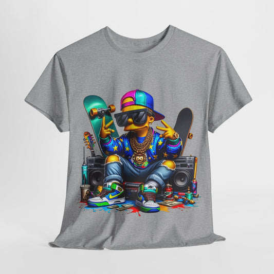 B Simpson Skateboard Unisex Heavy Cotton Tee - 312tshirts 2