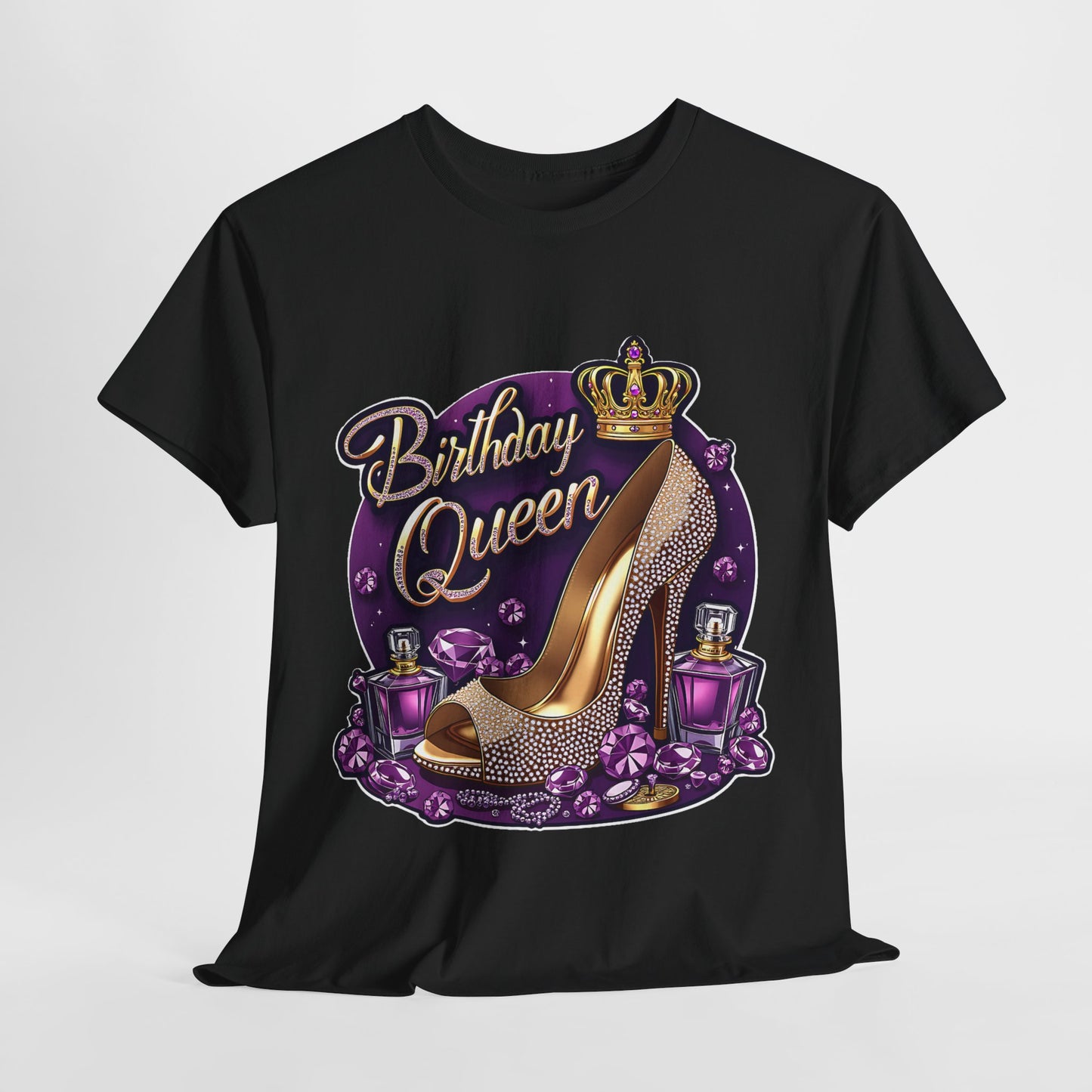 Purple Birthday Queen #17 Unisex Heavy Cotton Tee